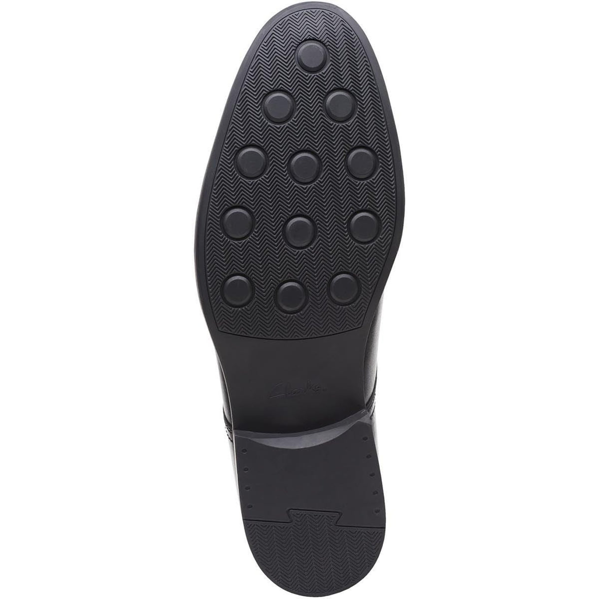 Clarks Whiddon Step Loafers Men's Shoes Black Leather US 9.5 W