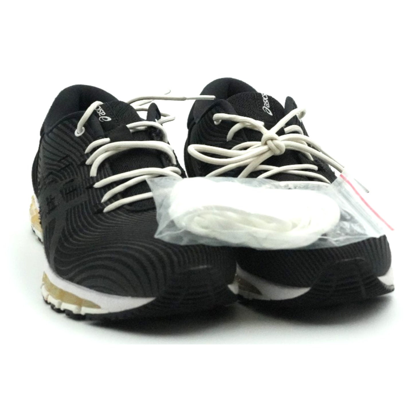 Asics Gel-Quantum 360 4 Women's Running Shoes Black White Gold 1021A028 Size 9.5