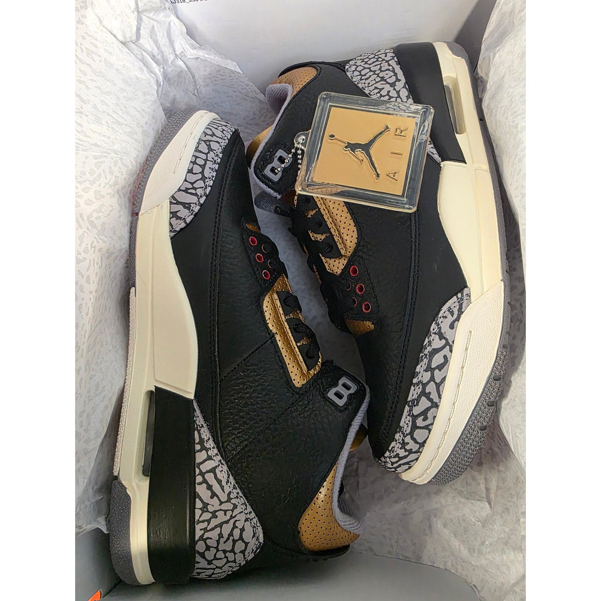 Jordan 3 Retro “Black Gold” basketball Shoes 7 Men / 8.5 Wmn CK9246-067