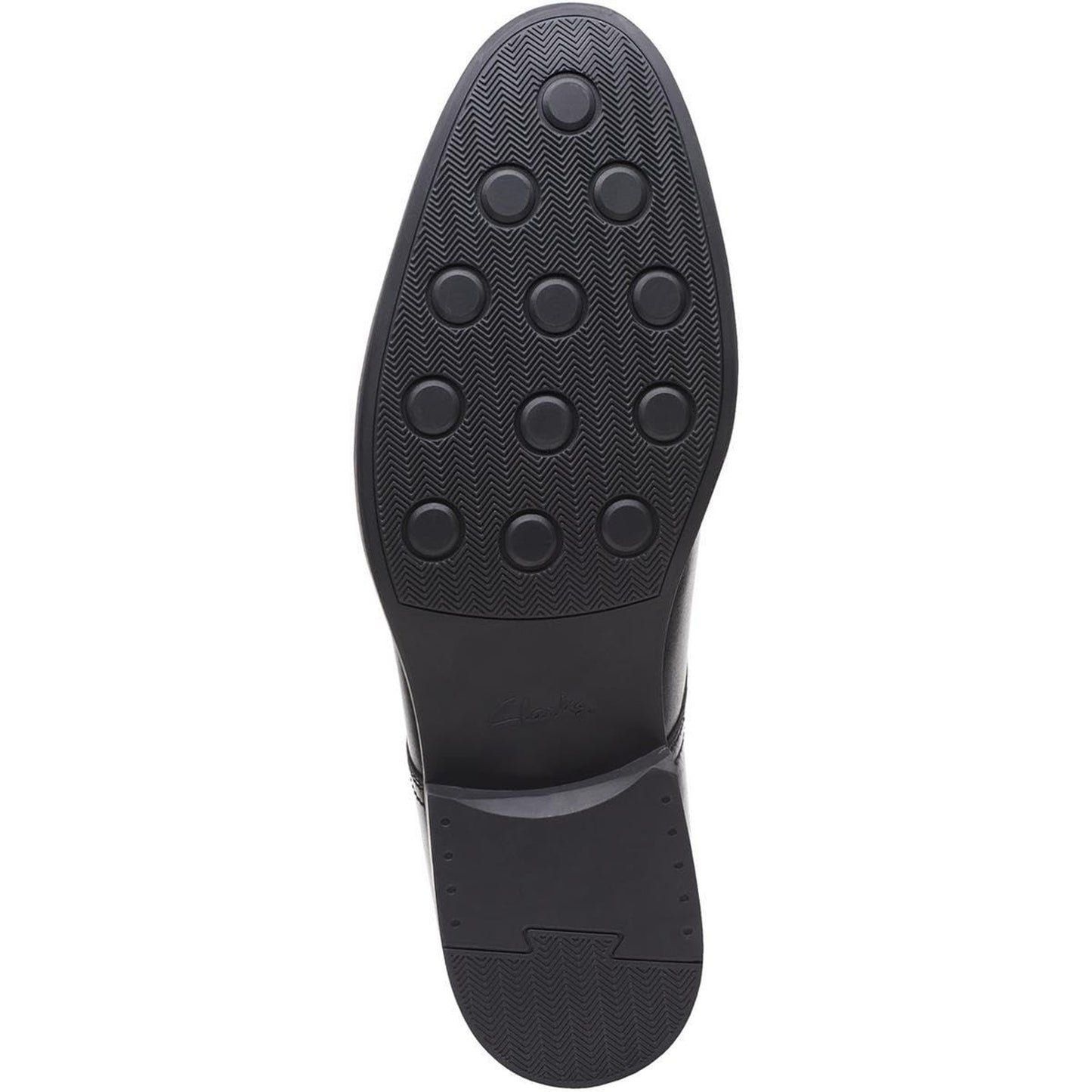 Clarks Whiddon Step Loafers Men's Shoes Black Leather US 9.5 M