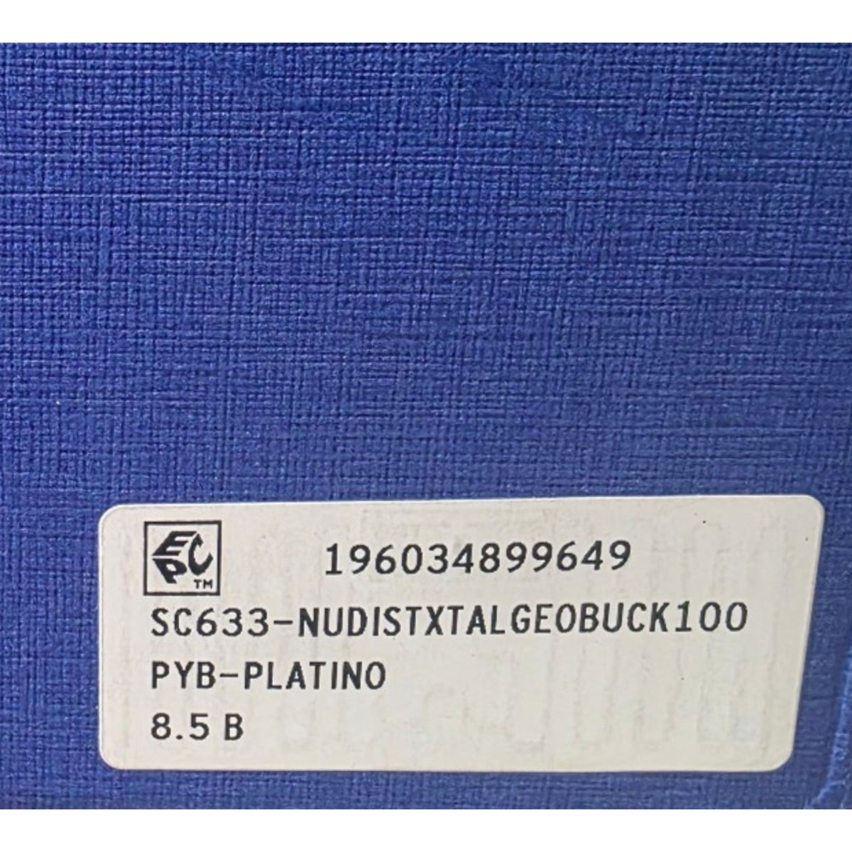 NIB Stuart Weitzman Nudist Crystal Buckle 100mm Silver Sandal Platino 8.5 B