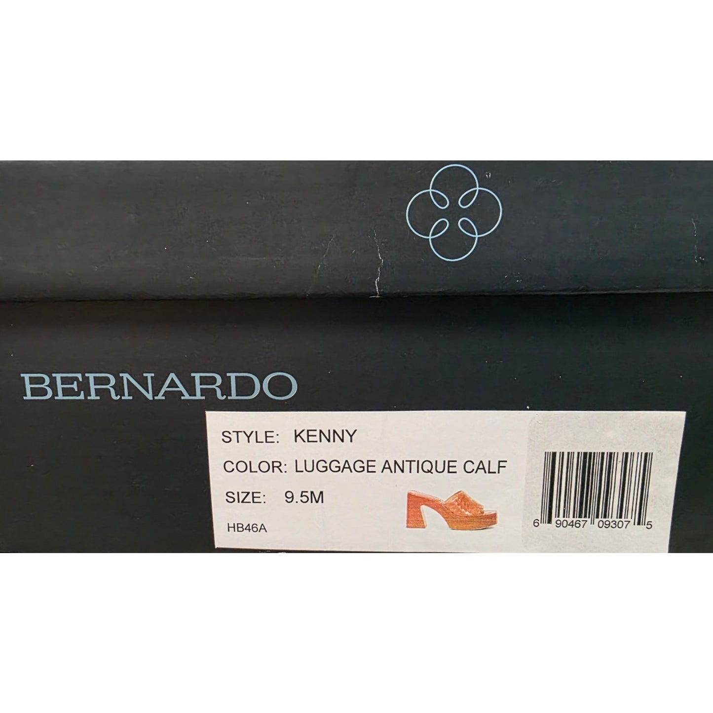 Bernardo Kenny Women’s Platform High Heel Luggage Antique Calf 9.5 M