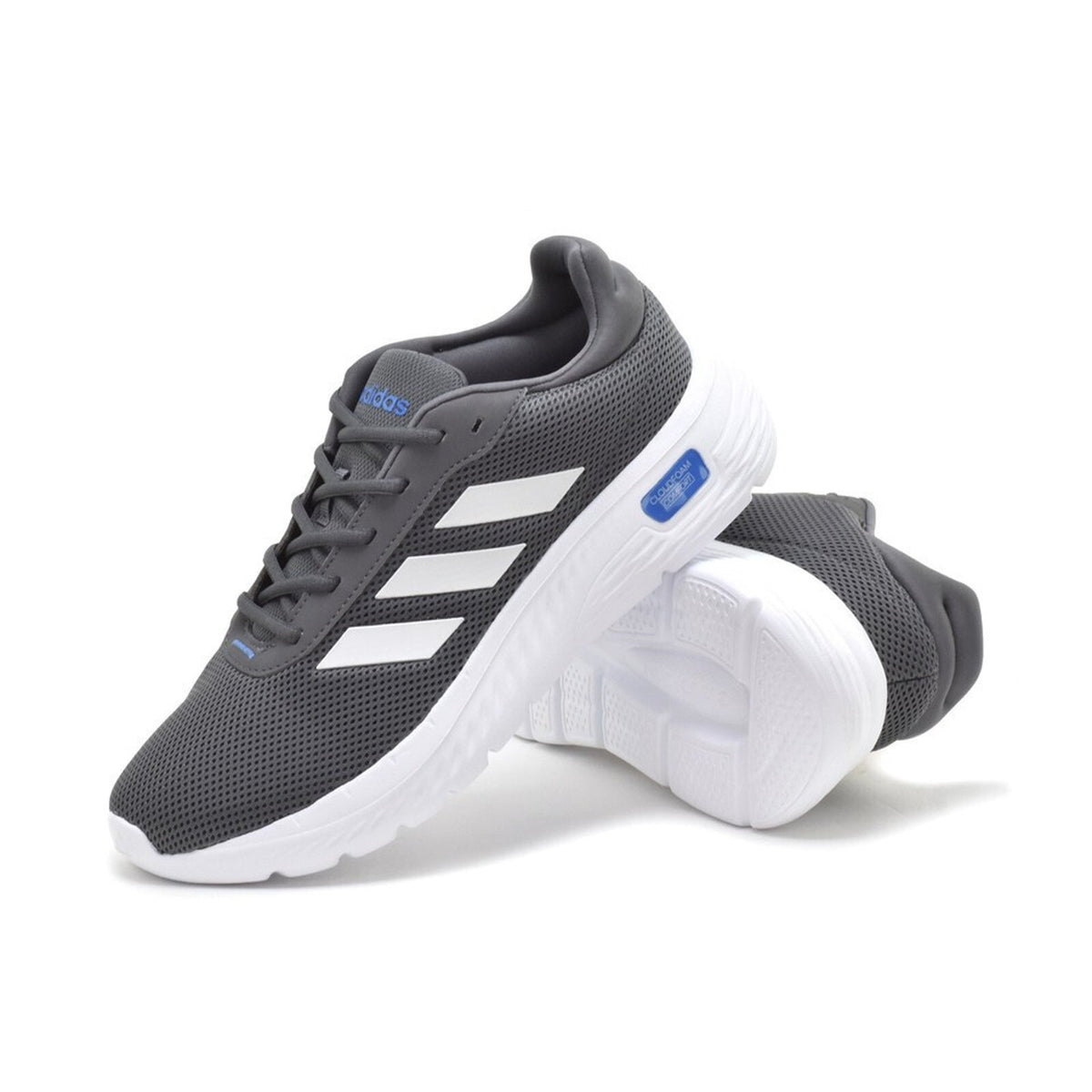 adidas Cloudfoam Comfy Low Men’s Sneakers Shadow Grey Size 10