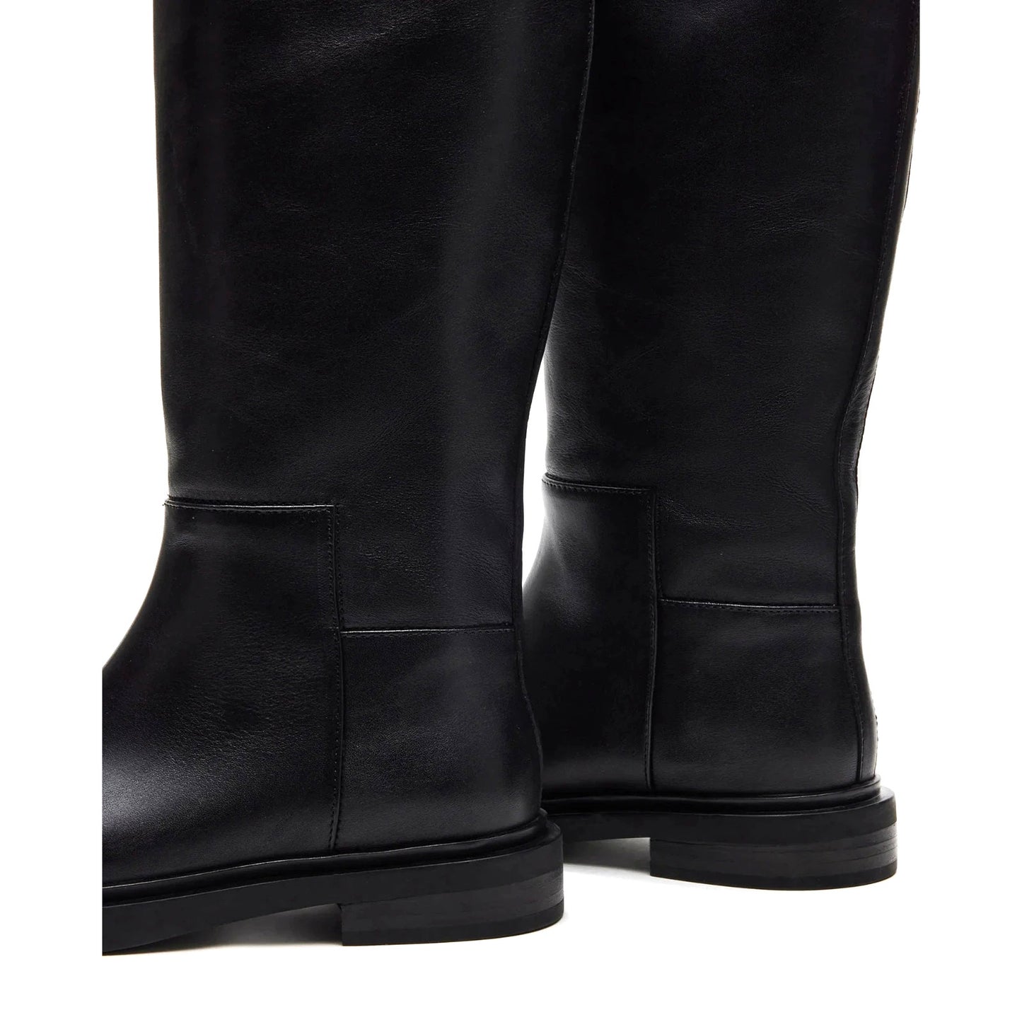 Steve Madden Women's Gaige Knee High Boot, Black Leather, 8.5 M