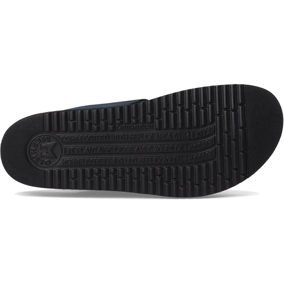 Mephisto Helen Womens Thong Sandals Metallic Navy Nubuck 10