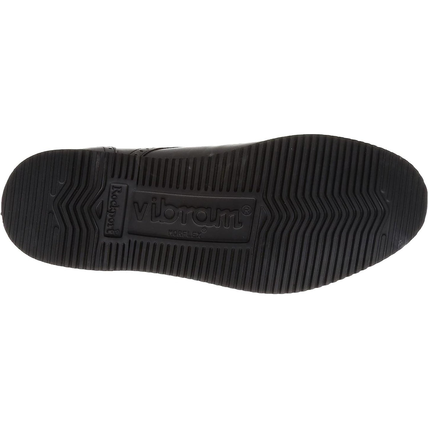 Rockport DresSports Oxford Plain Toe Black Leather Mens Dress Shoes 9.5 M
