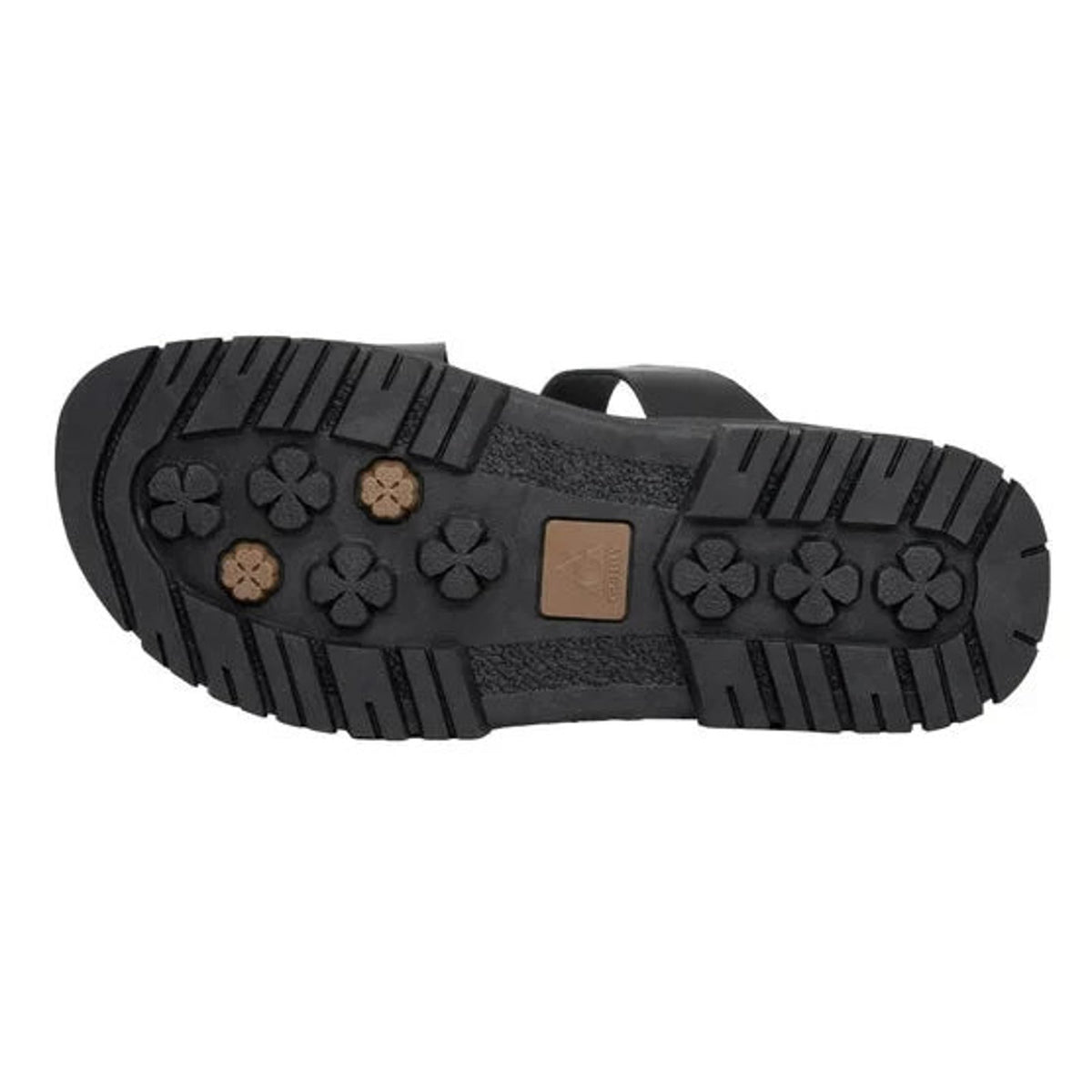 Gerry Choclo Womens Sandal Black Slip On Comfort Sandals Size 9