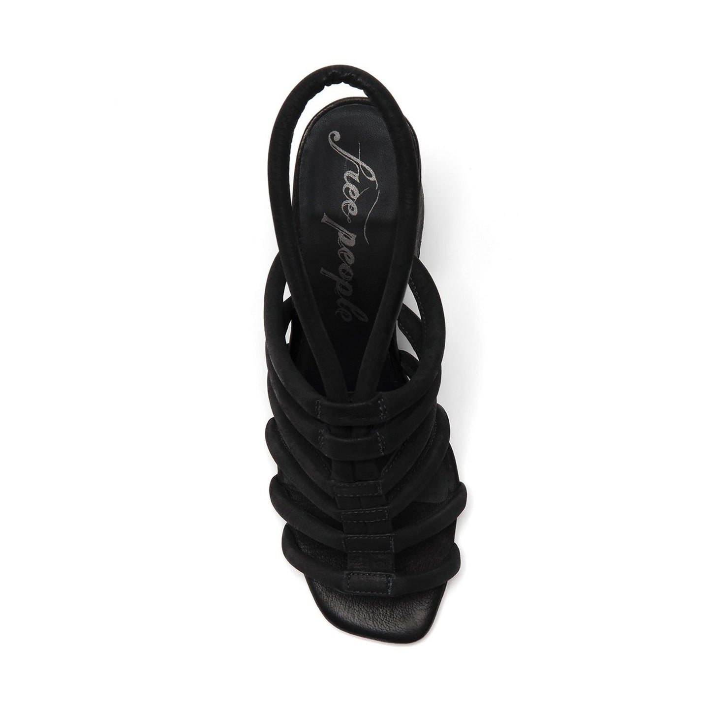 Free People Women's Colette Black Cinched Heel Sandals Sz 9 M