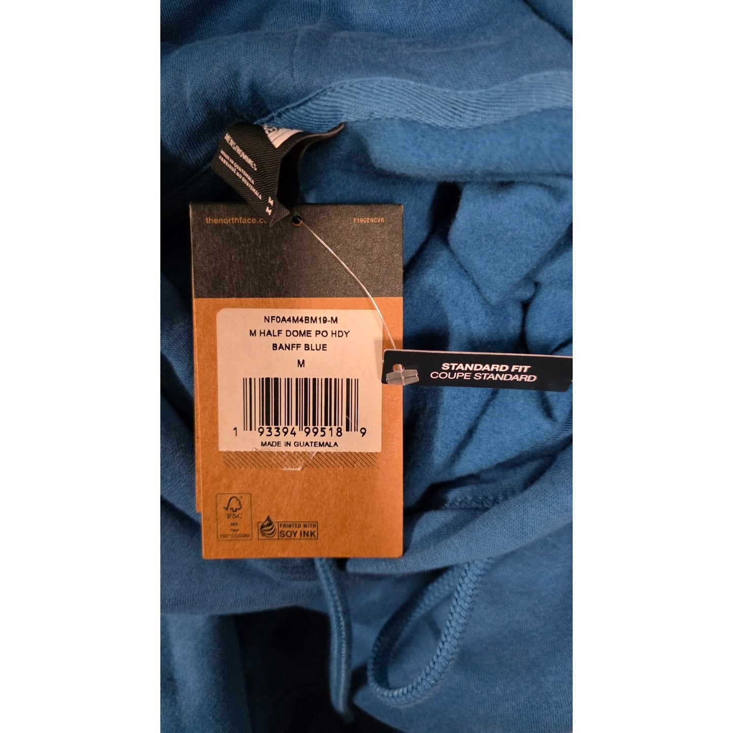 THE NORTH FACE Men's Half Dome Pullover Hoodie Banff Blue Size M