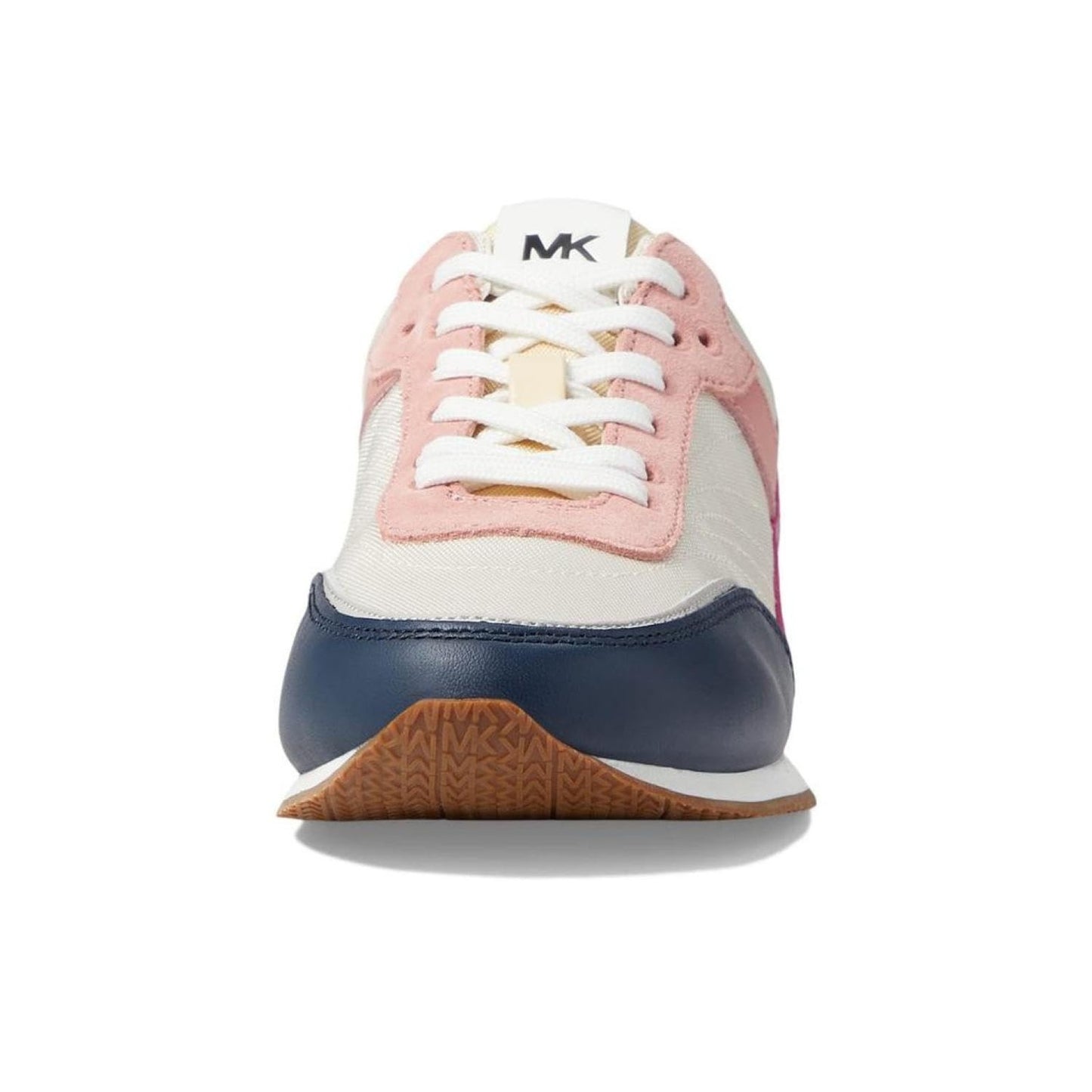 Michael Michael Kors Callan Color-Block Canvas And Leather Sneaker Sz 9.5 M