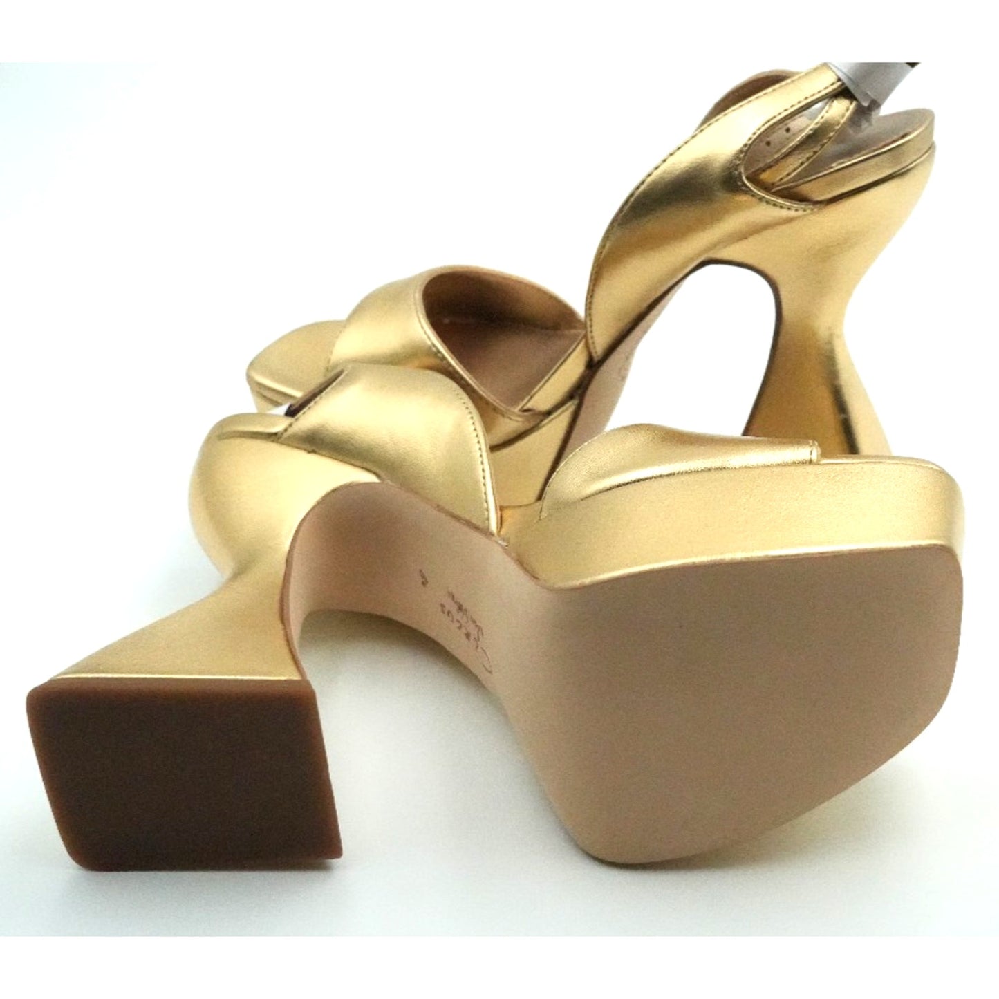 Circus NY by Sam Edelman Women's Alisa Gold Heeled Sandals Size 8.5 M