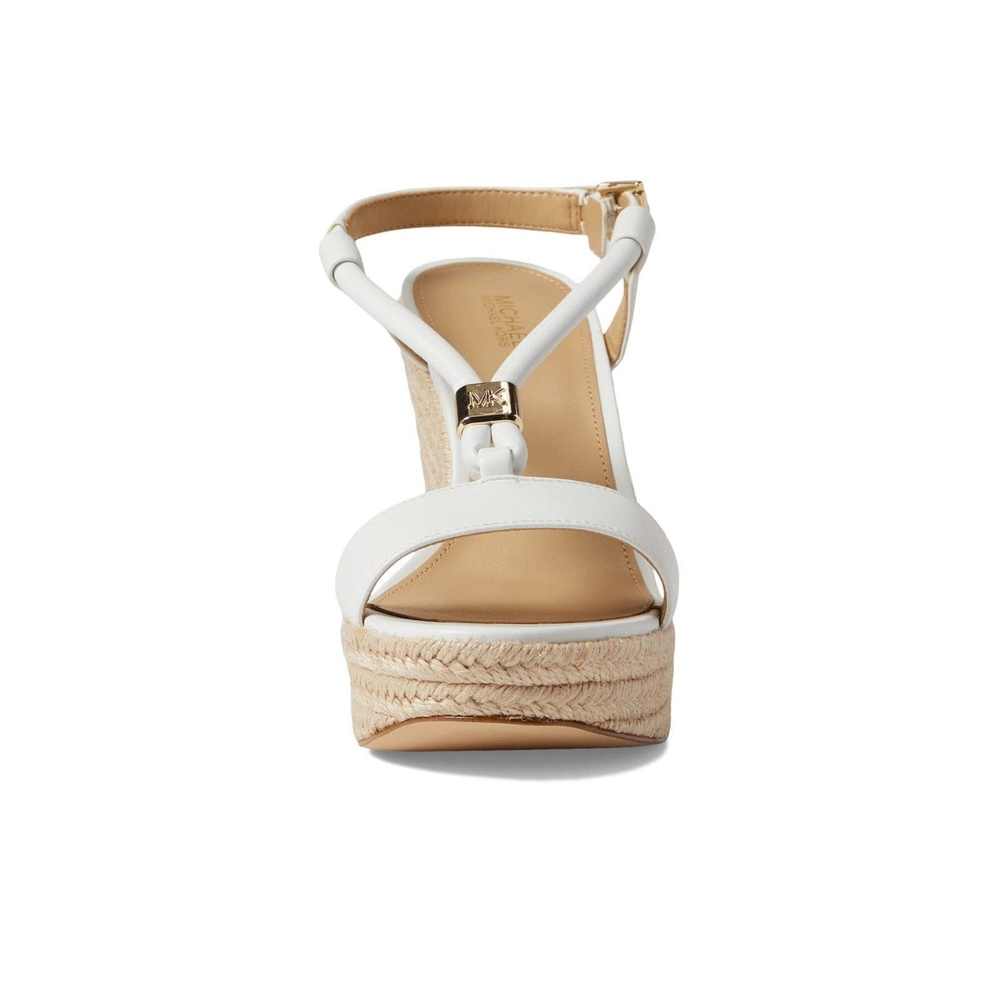 MICHAEL MICHAEL KORS Women's Annie Wedge Sandals Optic White Size 8.5 Michael Kors