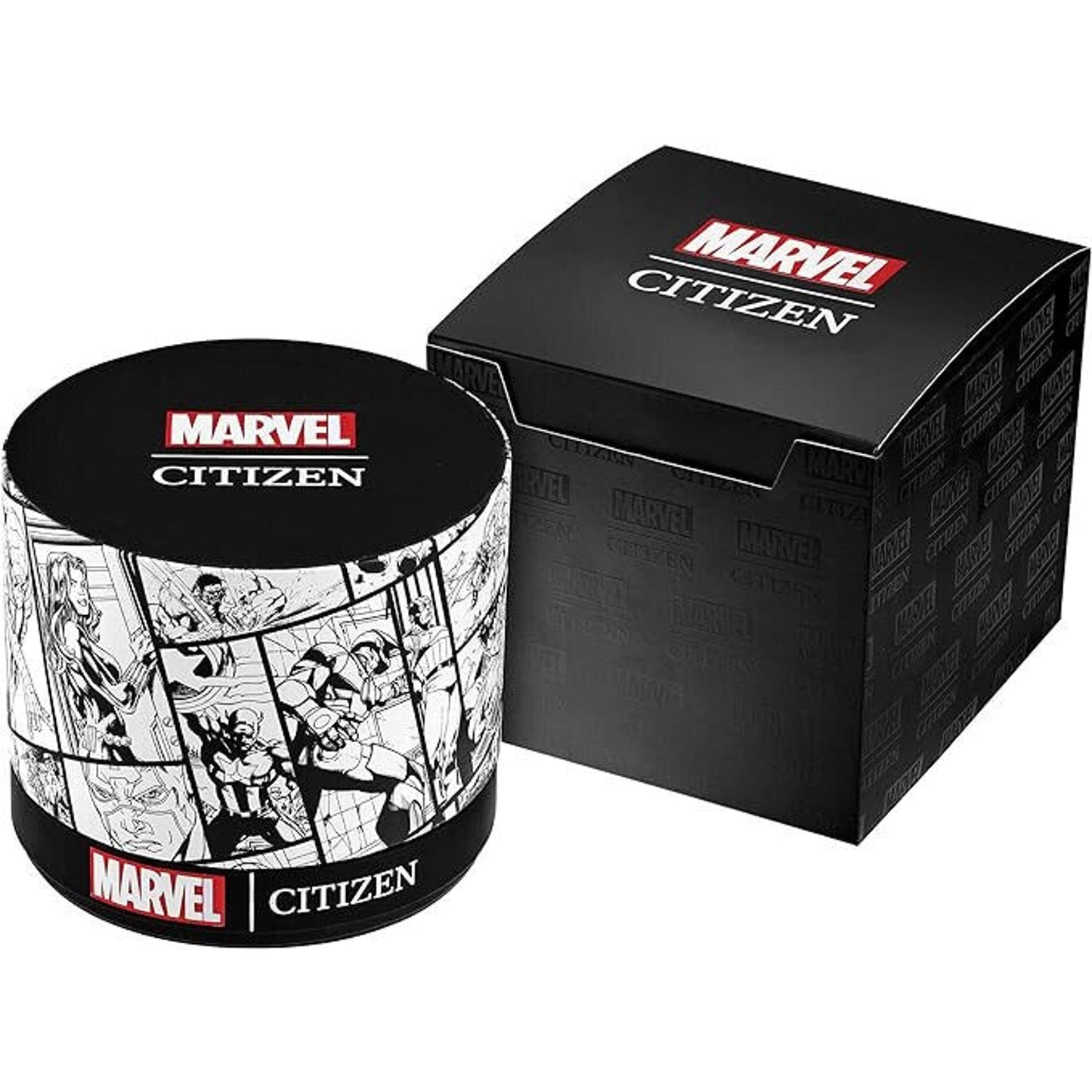 Citizen Men's Eco-Drive Marvel Spider Man Calendar 44mm Watch AW1156-01W Solar Citizen