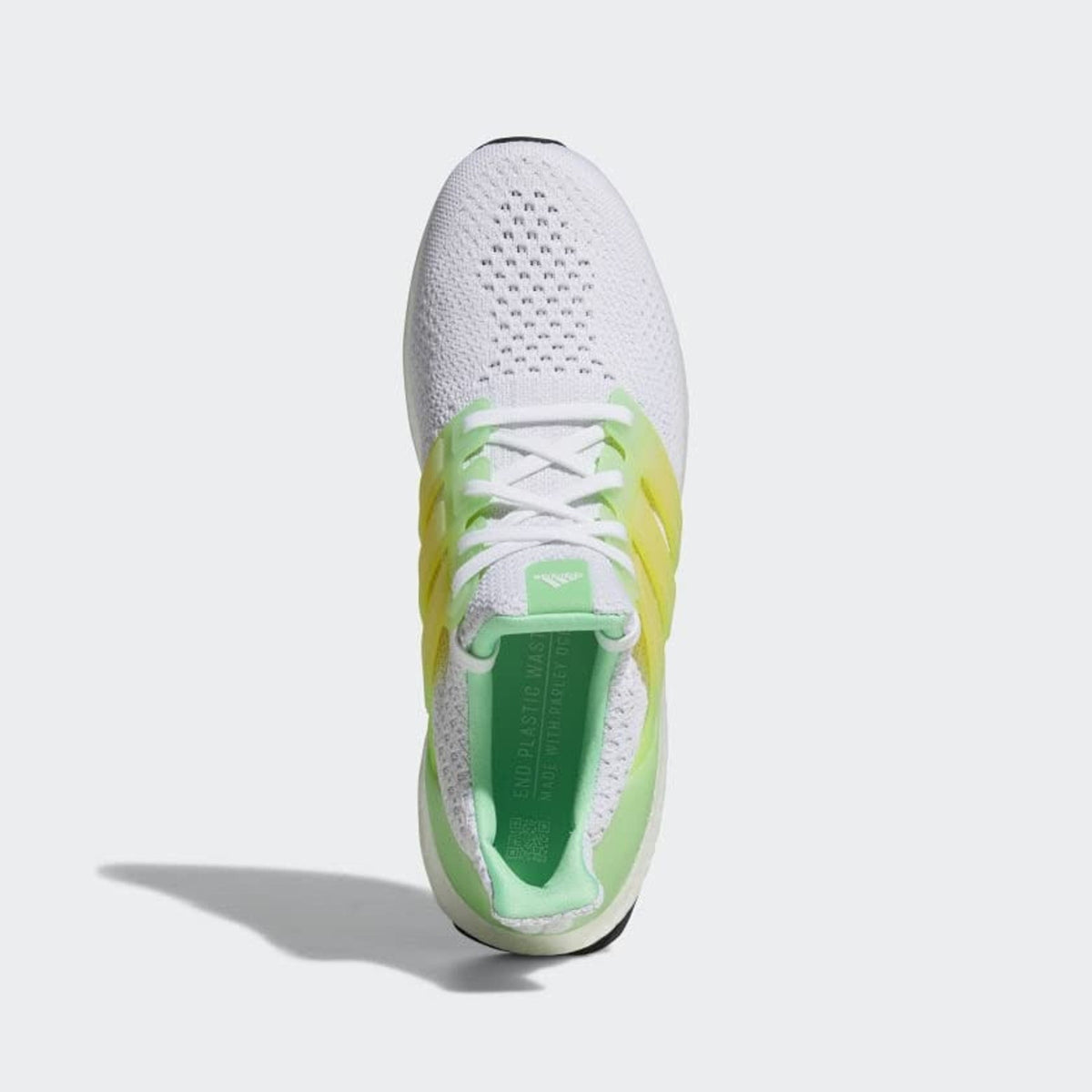 Adidas Ultraboost 5.0 DNA Men's Running Shoes Size 12 M White/White/Beam Green