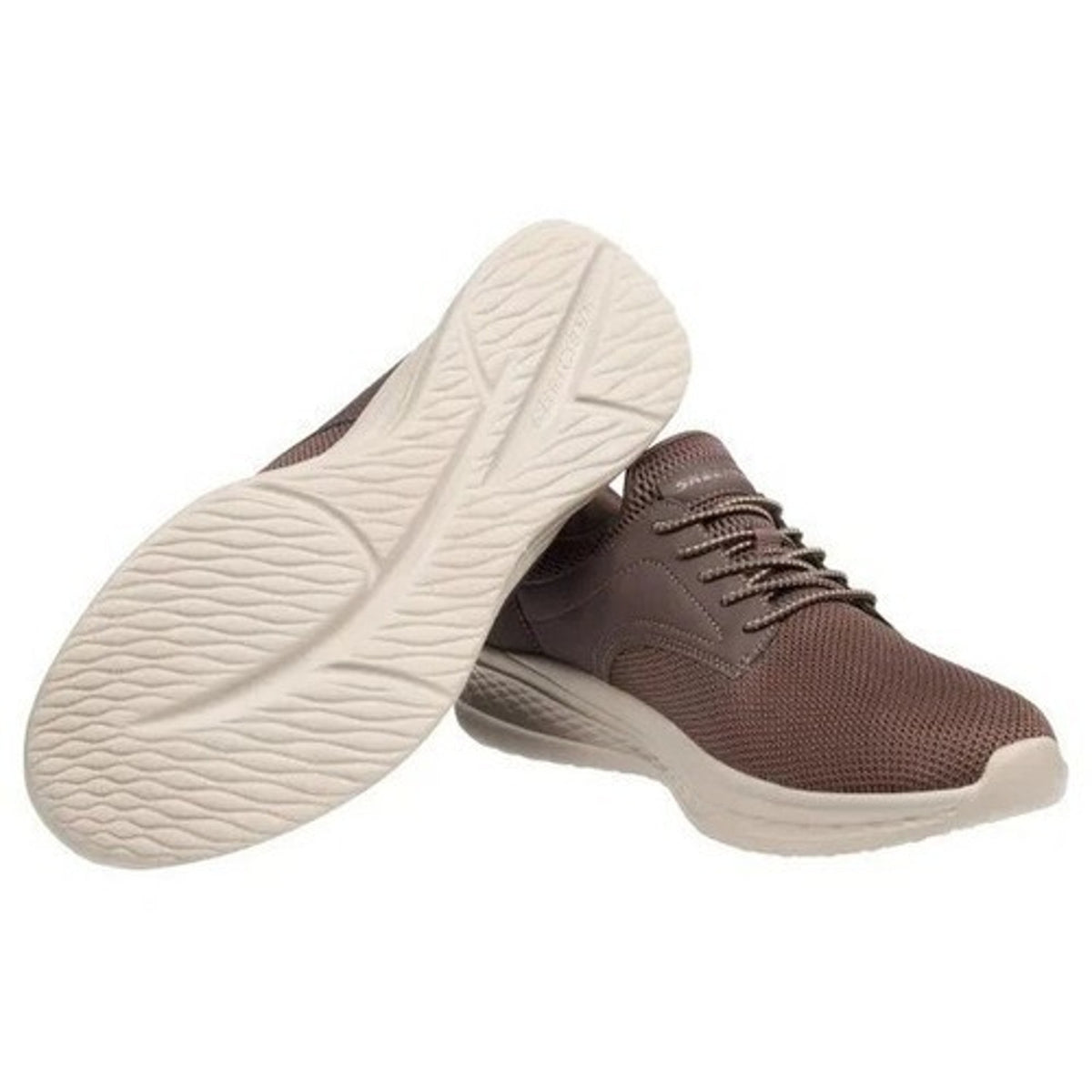 SKECHERS Hands Free Swift Fit Men's Slip on Low Top Sneaker Brown Size 11 M