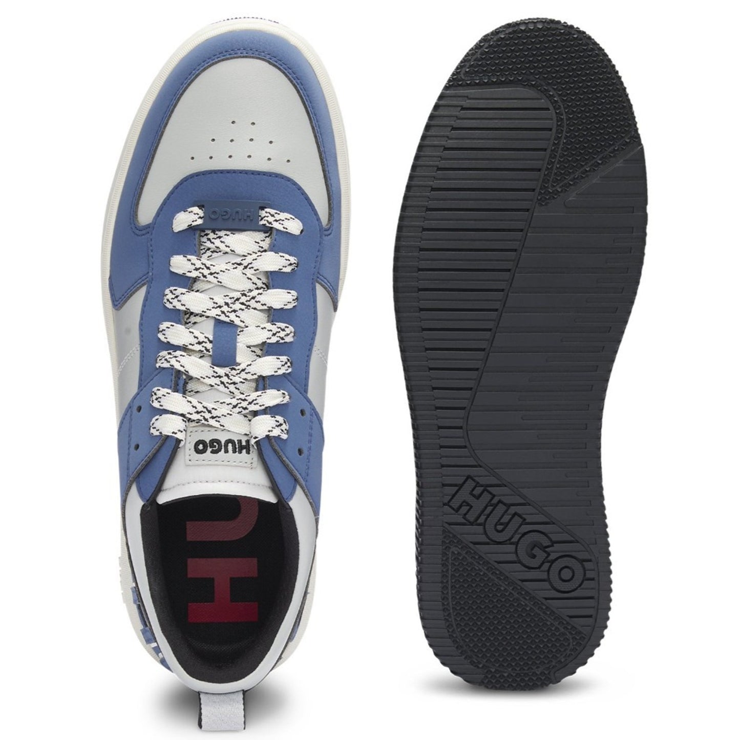 HUGO BOSS KILIAN TENNIS Nanu LOW-TOP SNEAKERS SCARPE Open Blue Size 10 M