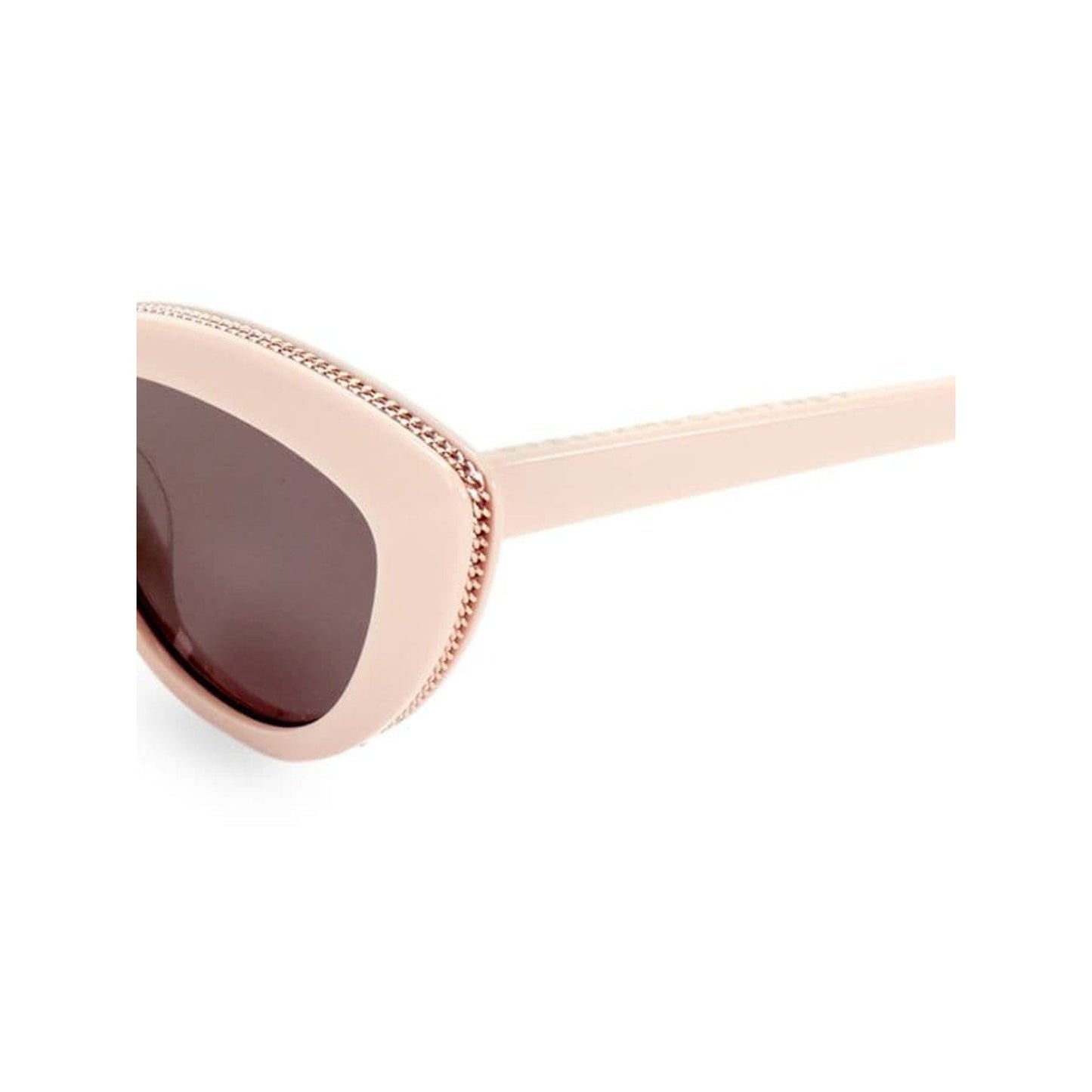 Stella McCartney Women's Chain Trimmed Cat Eye Sunglasses SC0187S Stella McCartney