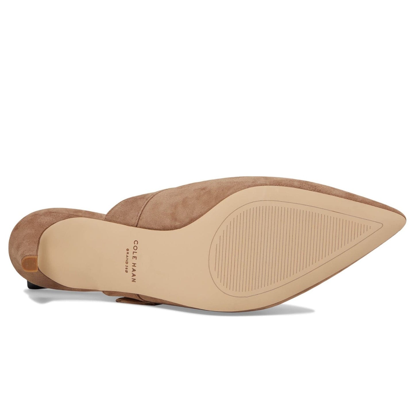Cole Haan Vandam Buckle Mule 65 mm Light Whiskey Suede 9.5 M