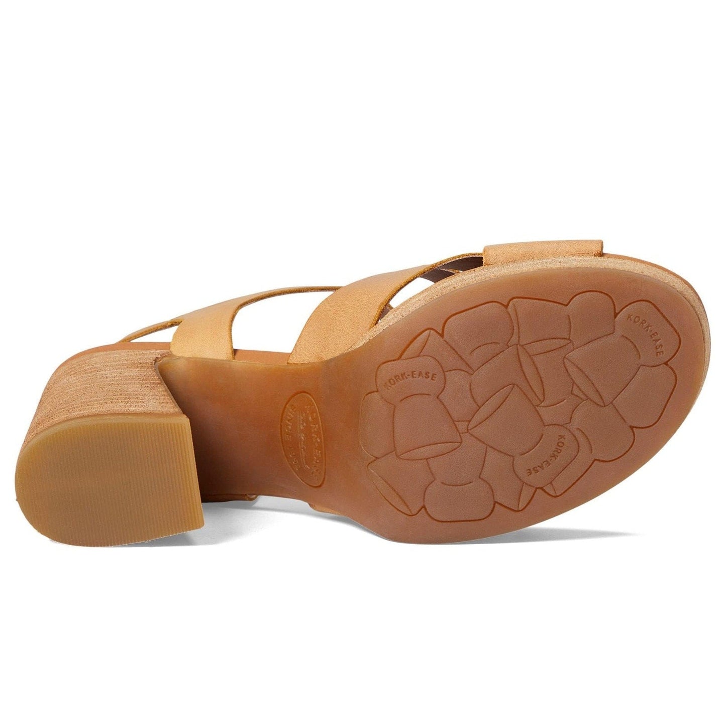 NEW Kork-Ease Hutton Leather Ankle Strap Platform Sandals Yellow Women's 9 Kork-Ease