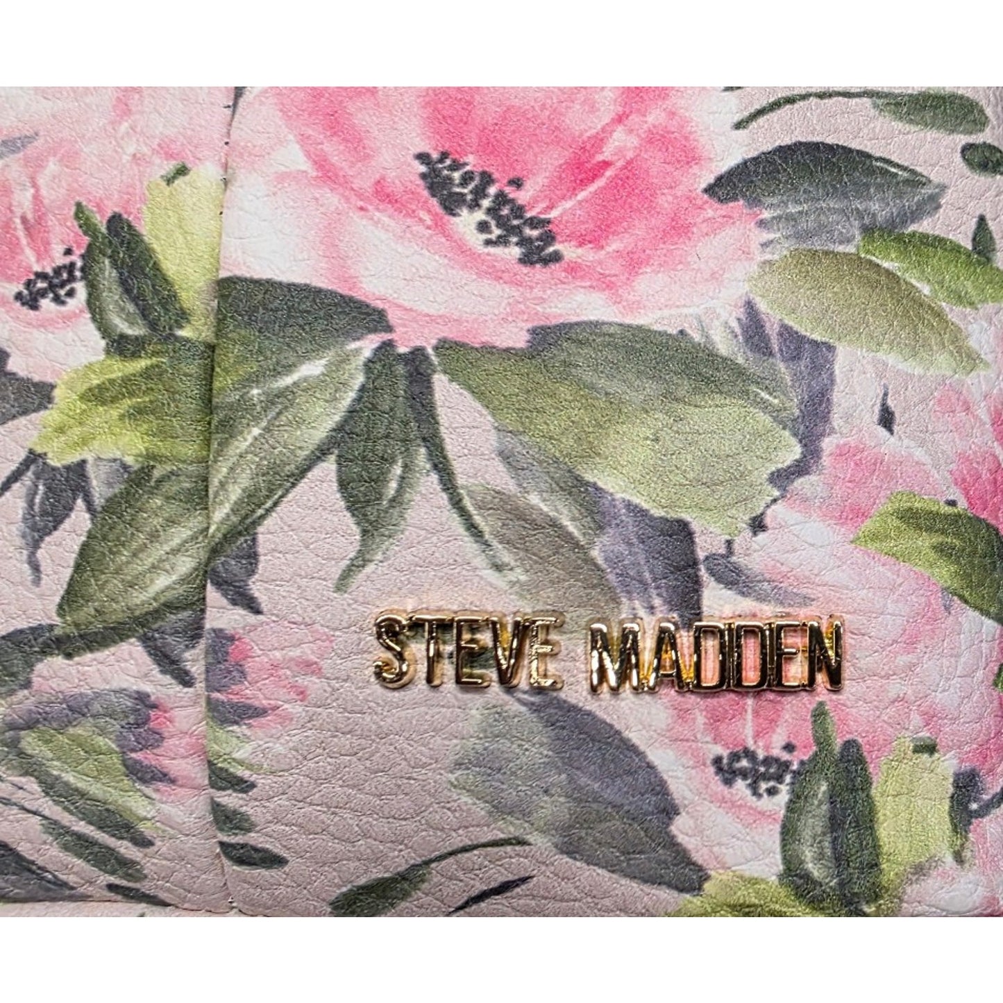 Steve Madden, Balexis Small Floral Crossbody Bag Pink Floral Adjustable Strap