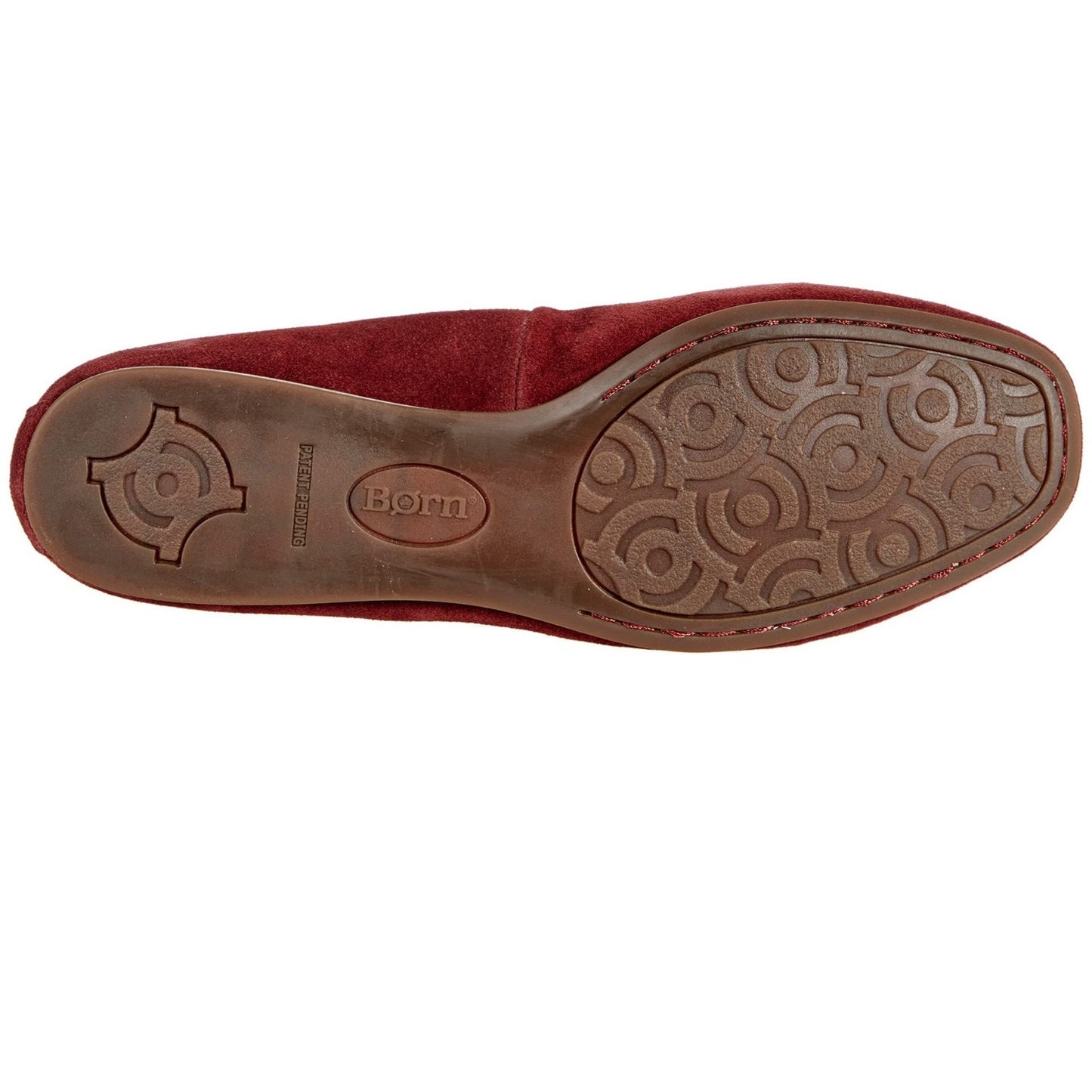 BORN Beca Women's Dark Red Suede Flats Size 9 M