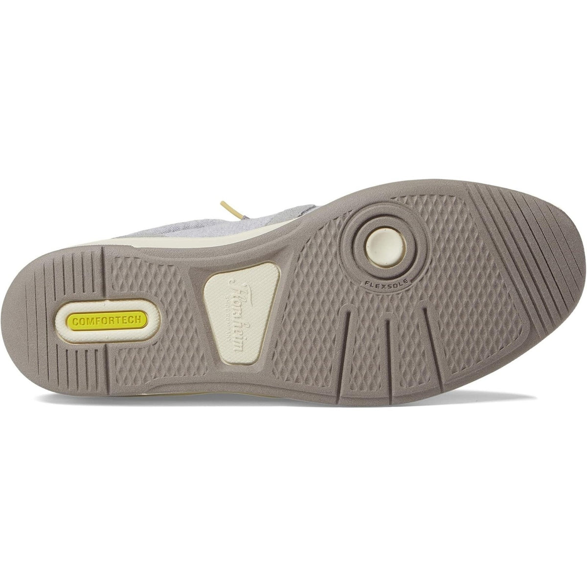 Florsheim Men's Crossover Canvas Plain Toe Slip On Sneaker Light Gray 8.5 M
