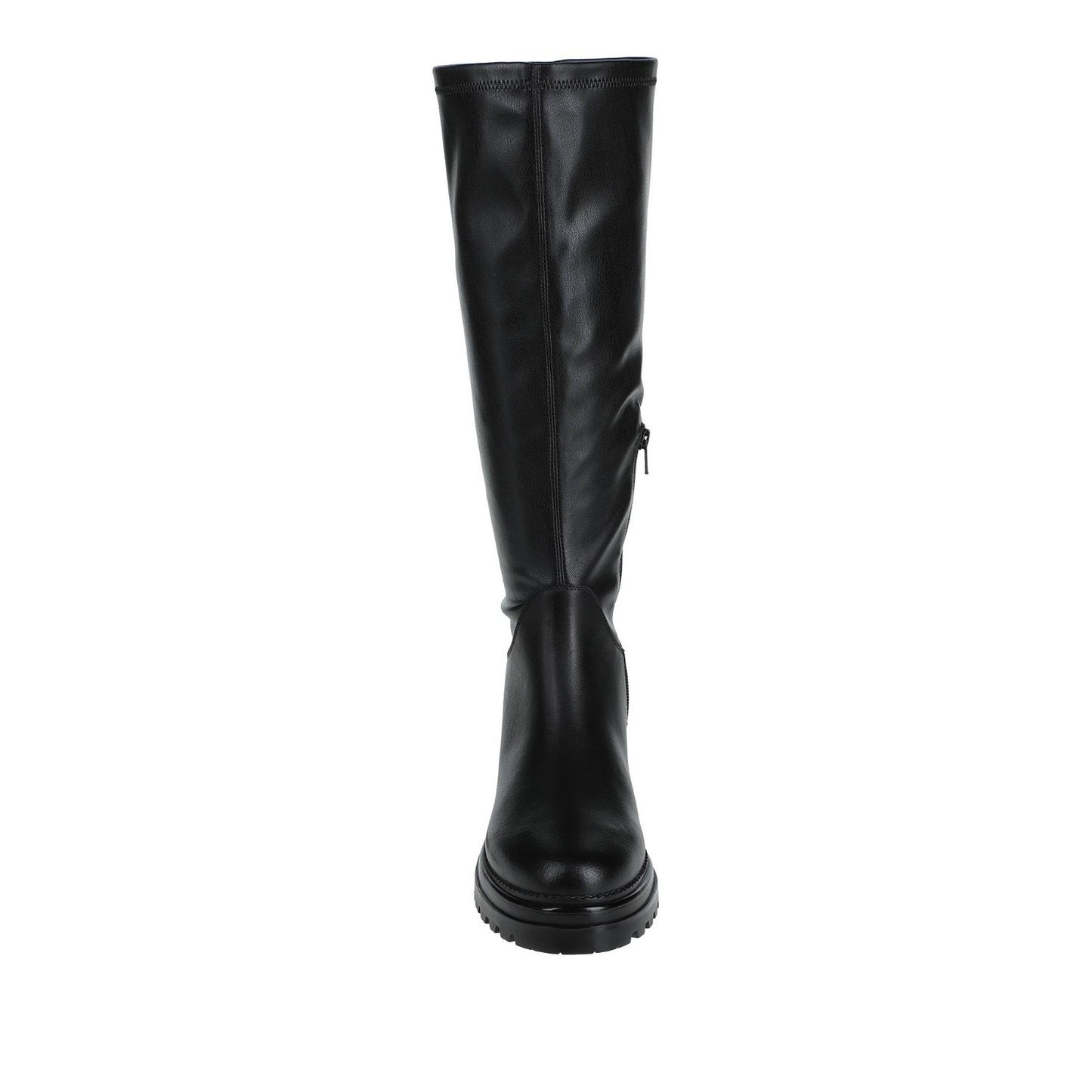 Steve Madden Lucci Womens Faux-leather Boots Black Size 8.5 M
