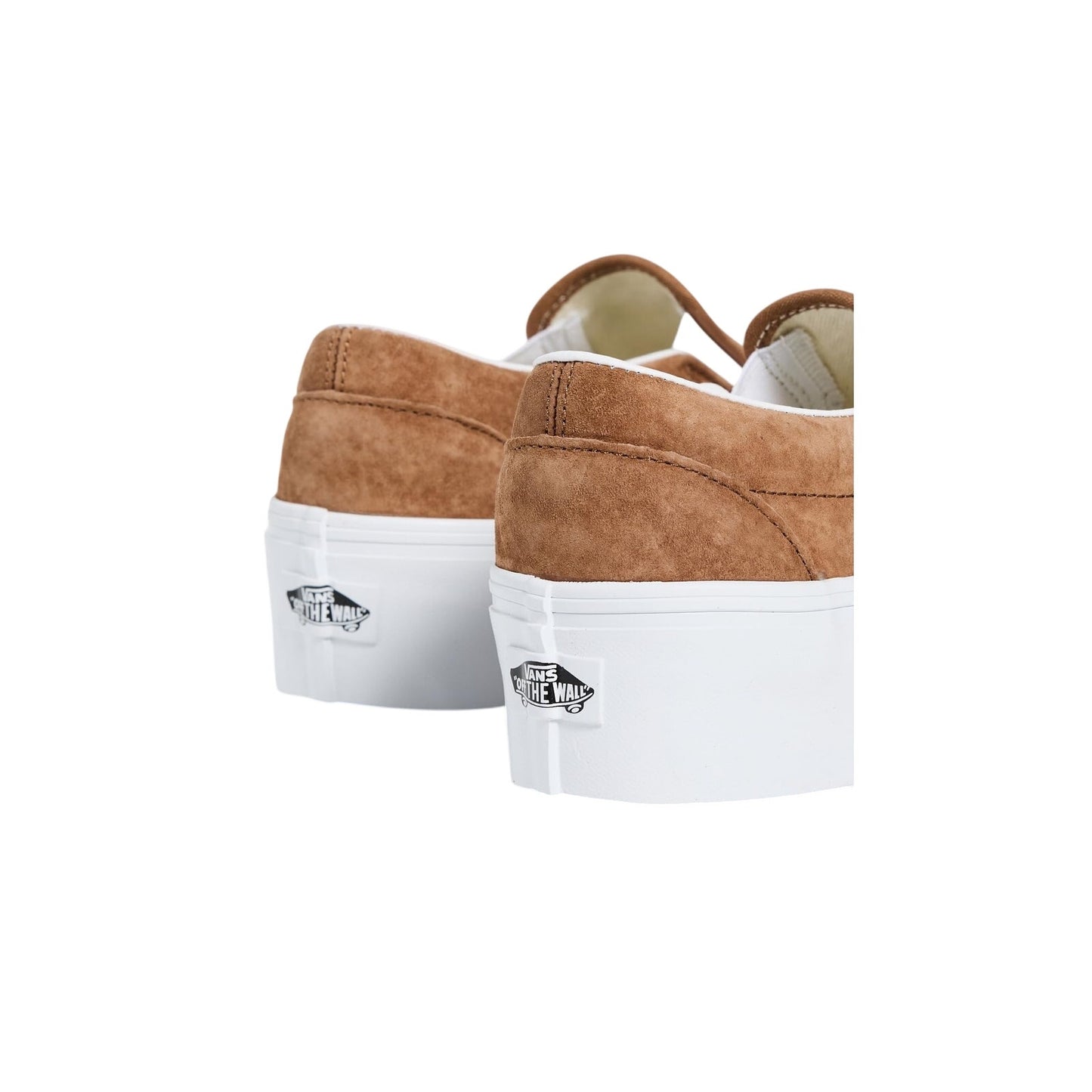 Vans Classic Slip-On Stackform Sneakers Nubuck Chimpmunk Men's 7.5 / Women's 9