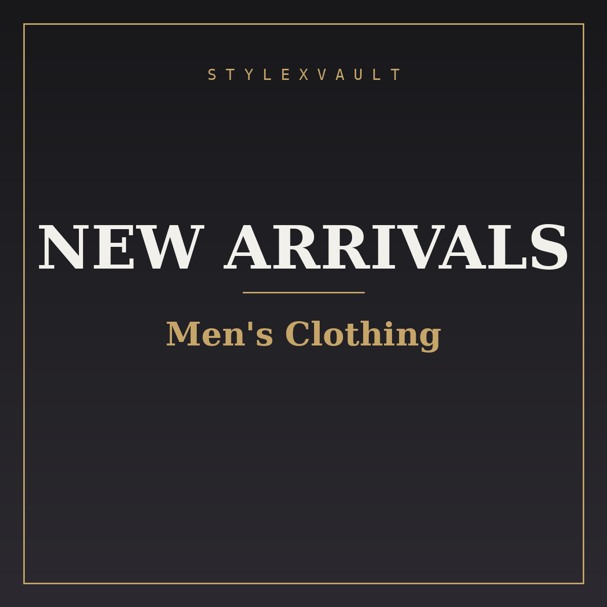 Men's New Arrival Cloth