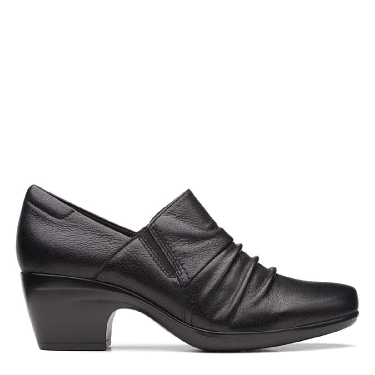Clarks Emily Cove Women's Pump Black Leather Size 9
