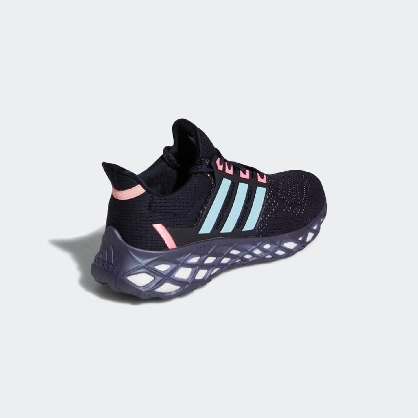 Adidas UltraBoost WEB DNA Running Shoes Navy Blue Pink Size Men 6/ Wmn 7 M