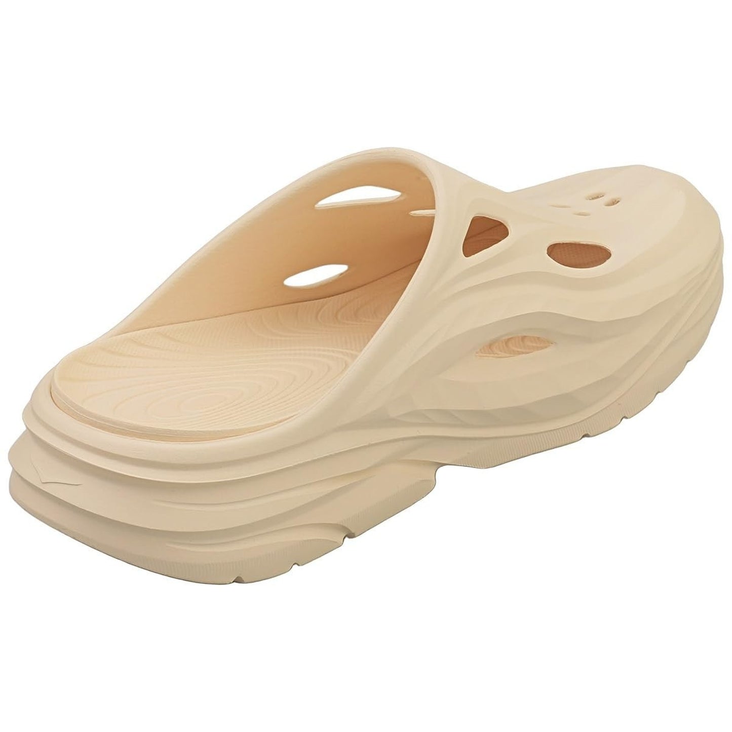 HOKA Ora Recovery Mule Vanilla Unisex Men's 7 Women's 9 Medium Slip-On Clog