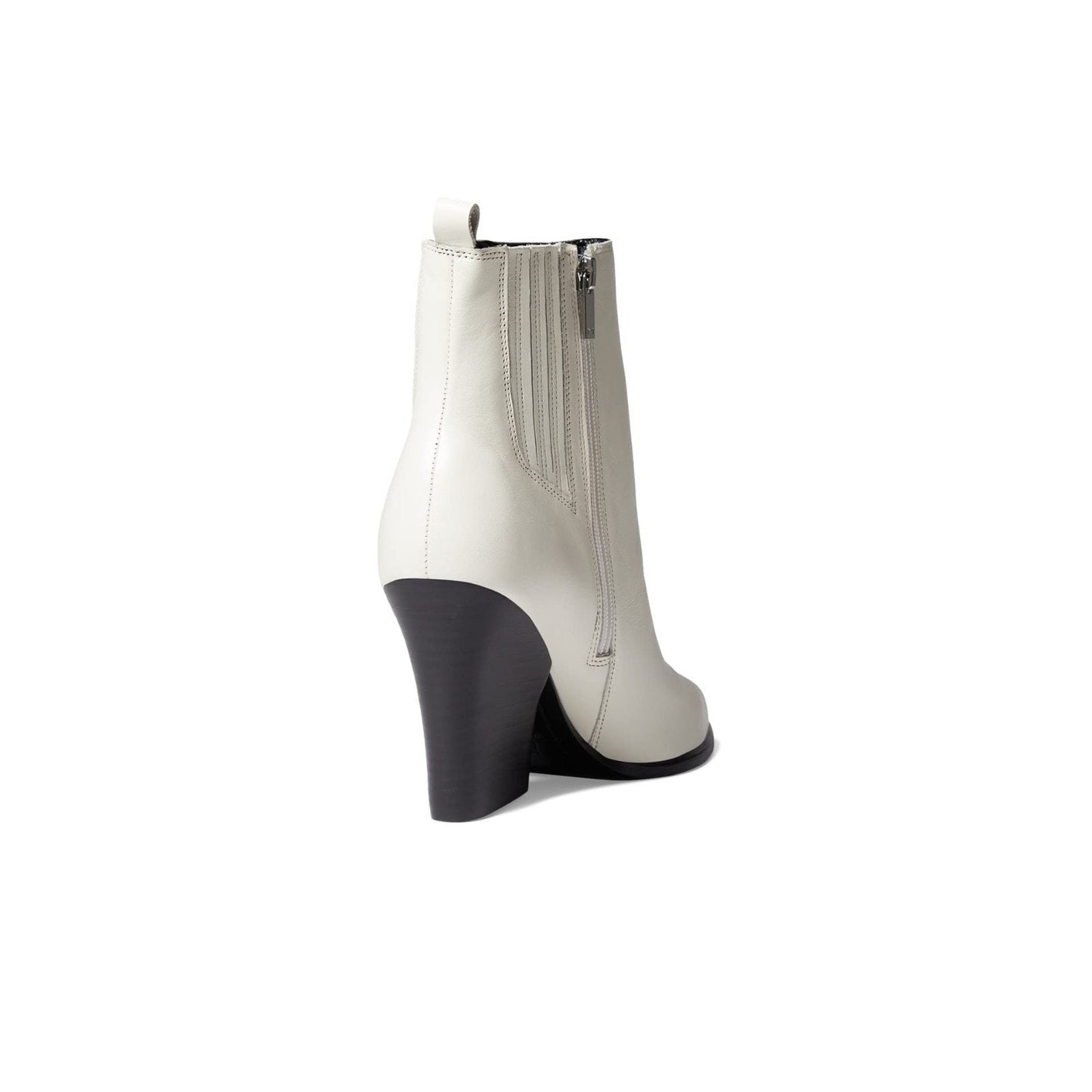 Marc Fisher Womens Mayden Ivory Pointed Toe Block Heel Ankle Boots Size 6 M