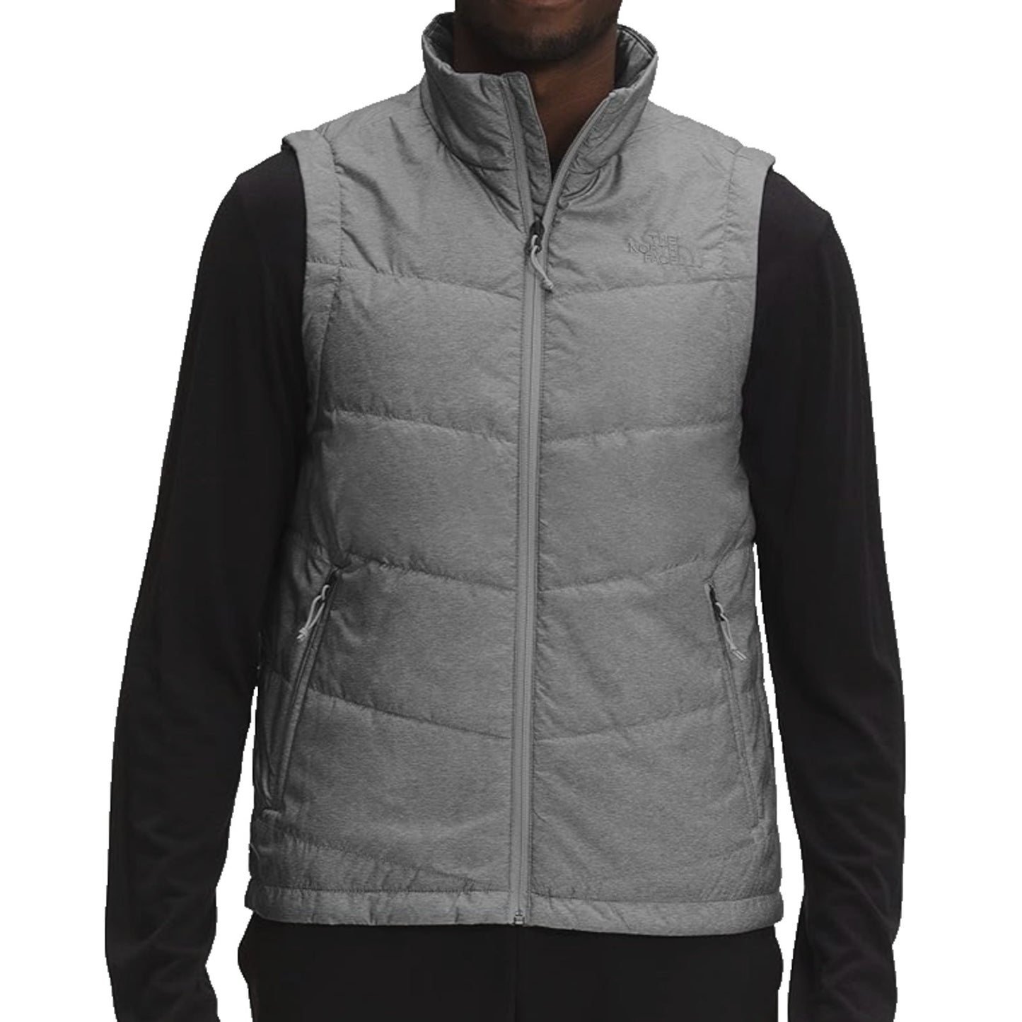 THE NORTH FACE Men's Junction Insulated Vest, TNF Medium Grey Heather, Small