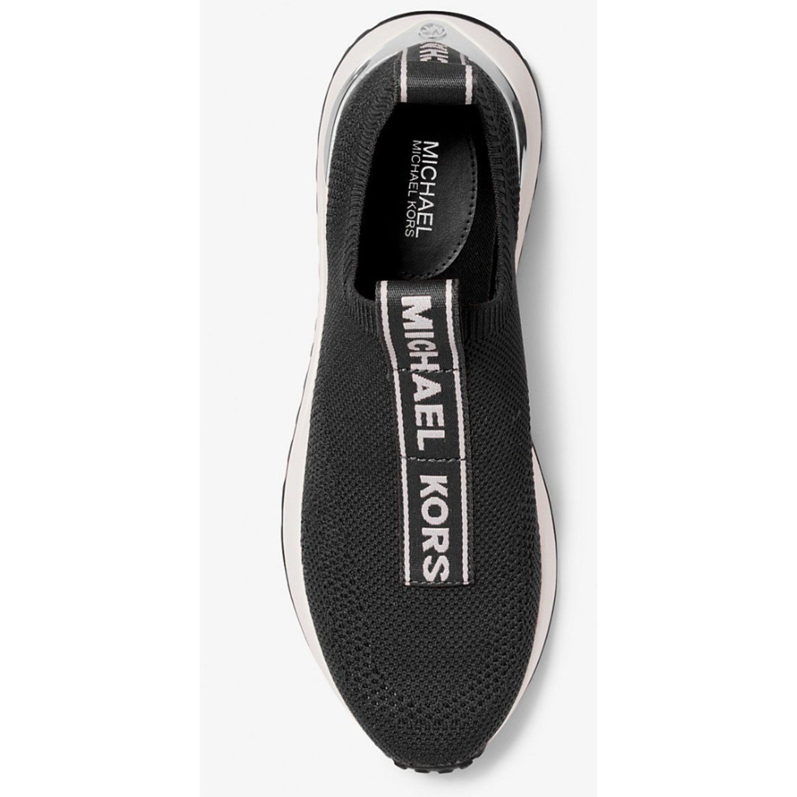 MICHAEL KORS women Bodie Knit Slip-On Sneaker stretched fabric Size 9 M Michael Kors