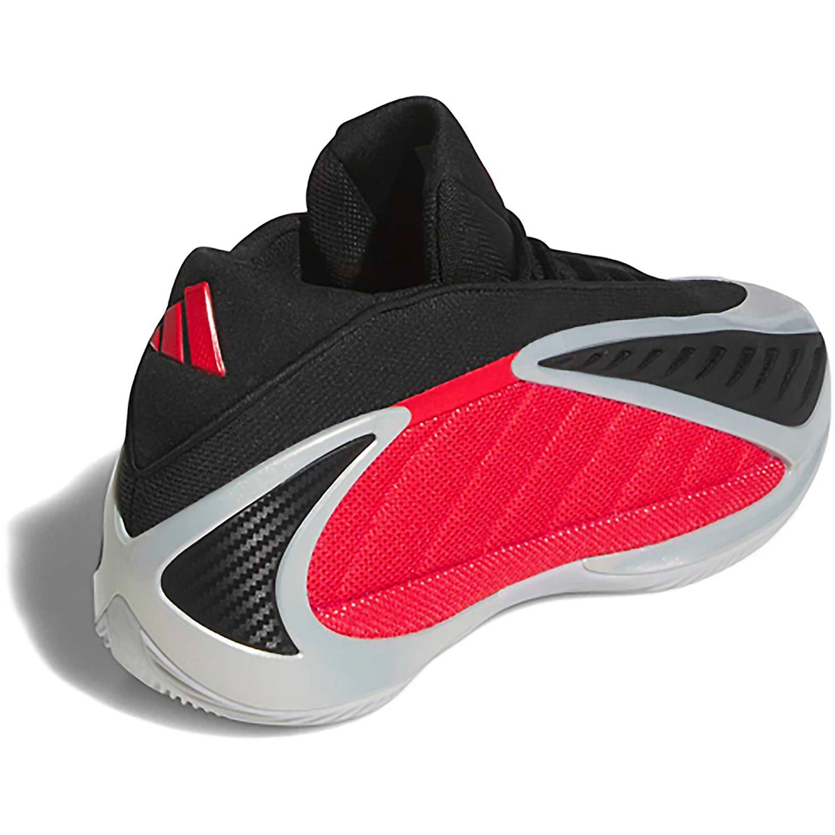 Adidas AE Anthony Edwards 2 Basketball Shoes Silver/Red/Black Men 12.5 Wmn 13.5