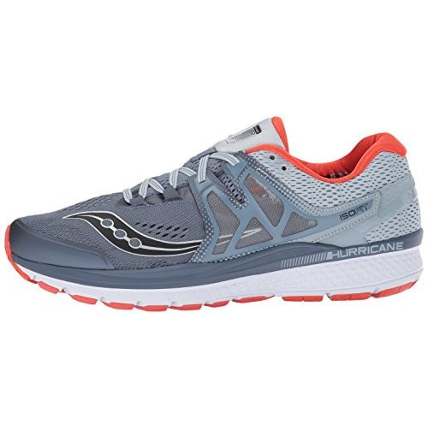 Saucony Hurricane ISO 3 Shoes Mens 9.5 Running Gray Everun Training Sneakers