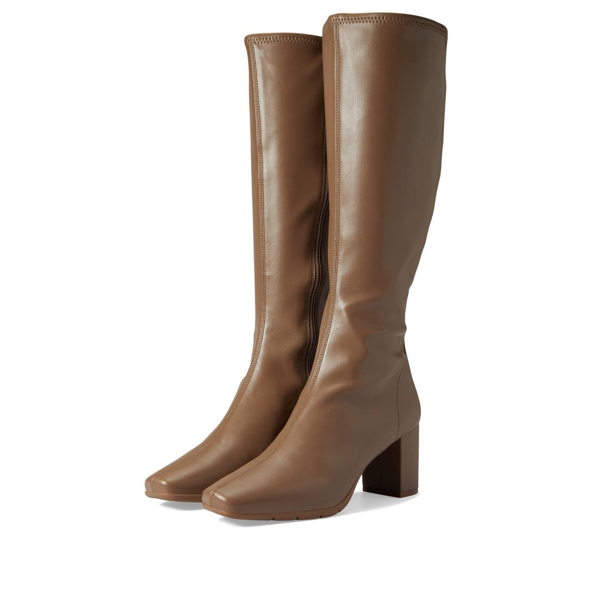 Aerosoles Micah Women's Tall Shaft Boot Heel Taupe Leather 9 M
