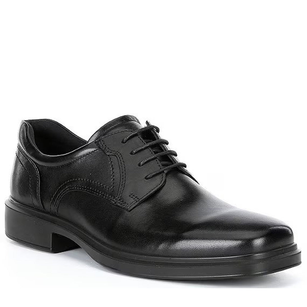 ECCO Helsinki 2 Mens Black Leather Derby Dress Shoes Size 12-12.5