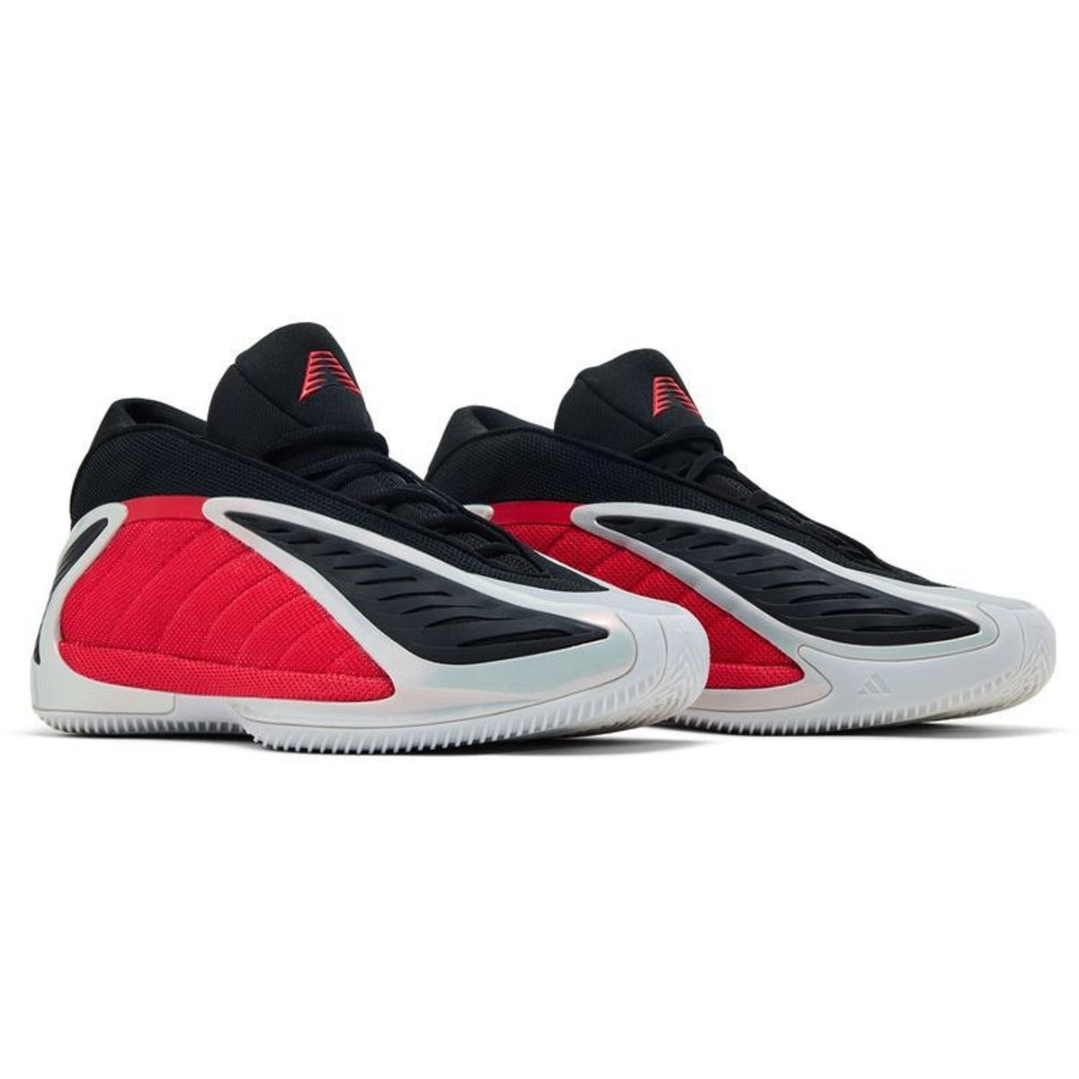 Adidas AE Anthony Edwards 2 Basketball Shoes Silver/Red/Black Men 12 Wmn 13
