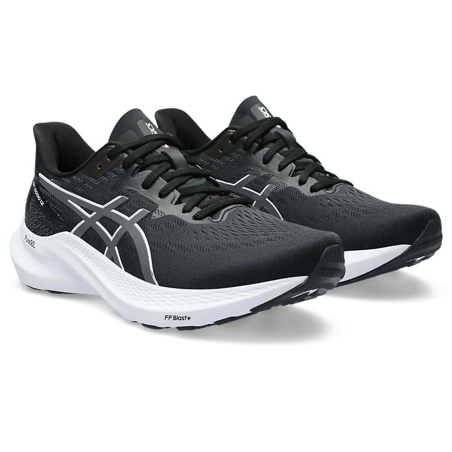 ASICS GT 2000 12 Women 's Running shoes Black/Carrier Grey Size 9.5 Narrow 2A