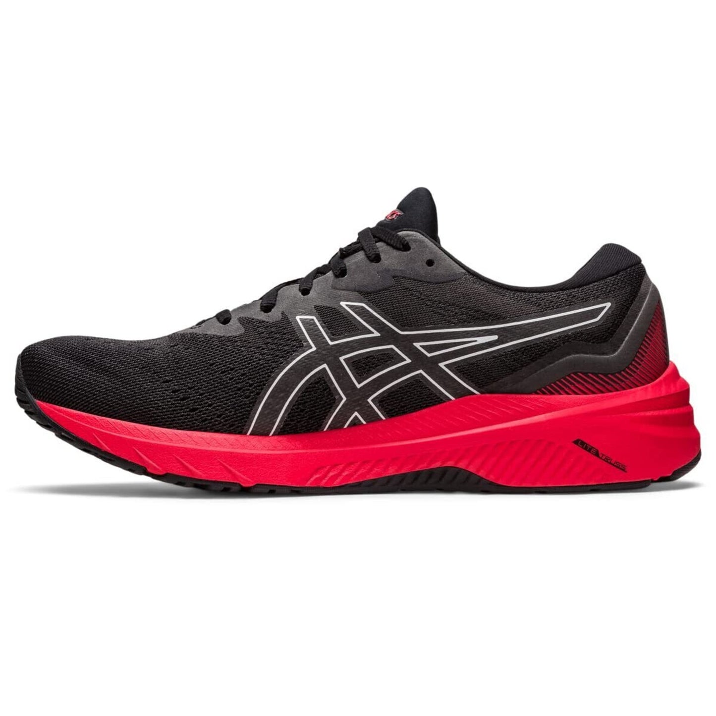 Asics GT 1000 11 Men’s Running Shoes Black/Electric Red Size 11.5 M