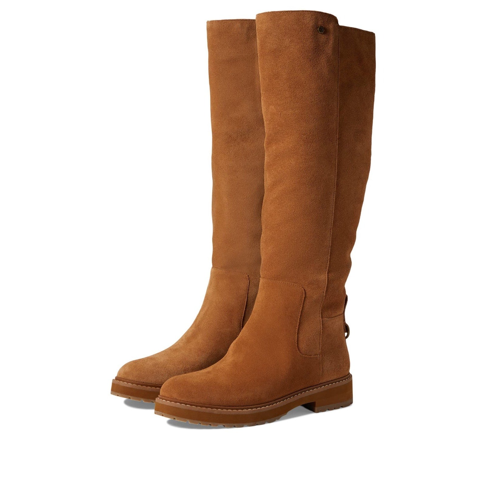 Cole Haan Waterproof Greenwich Tall Boot Golden Honey Suede/Antique size 9 M Cole Haan