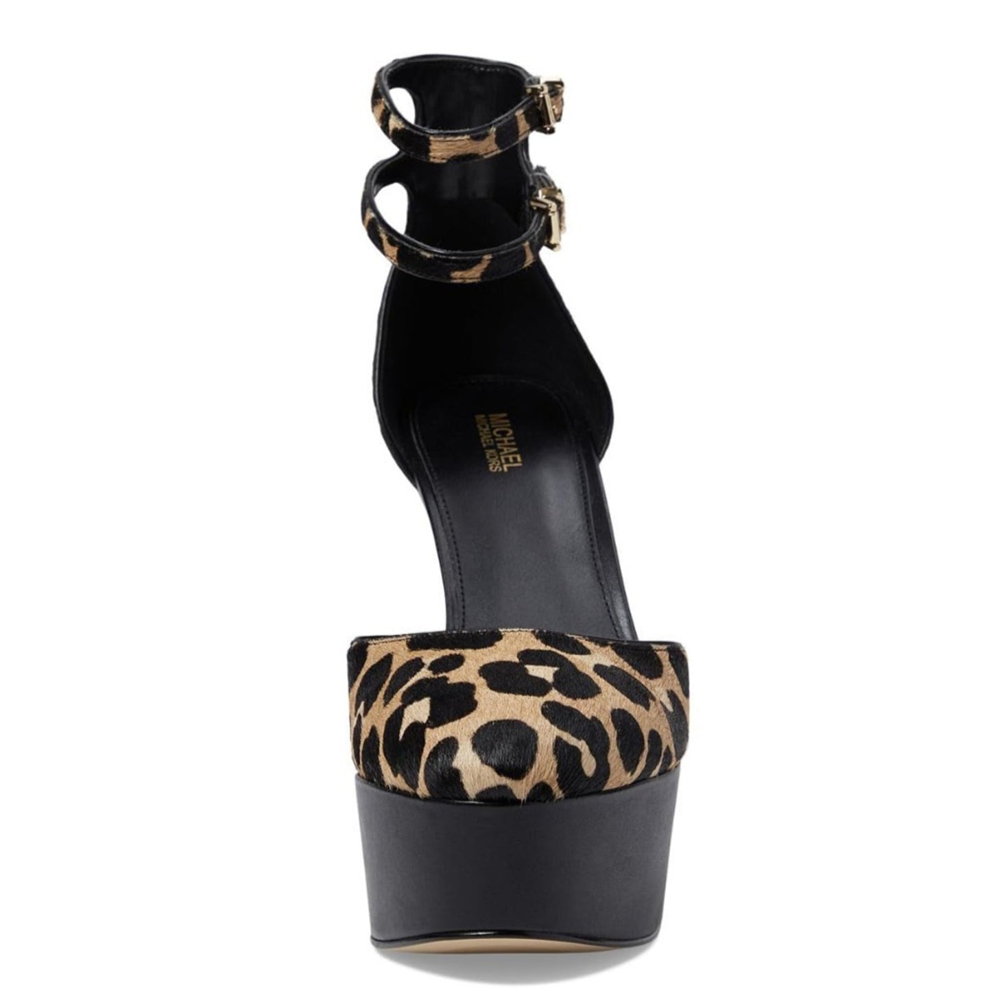 MICHAEL Michael Kors Martina Leopard Print Calf Hair Womens Platform Pump 10 M