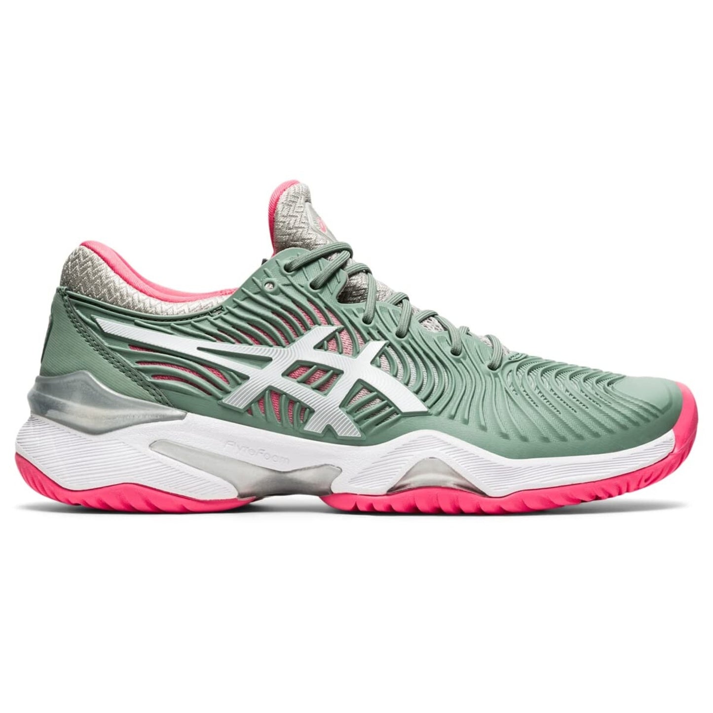 Asics Court FF 2 Women Shoes Comfort shock absorption Slate Grey/White 8.5 M