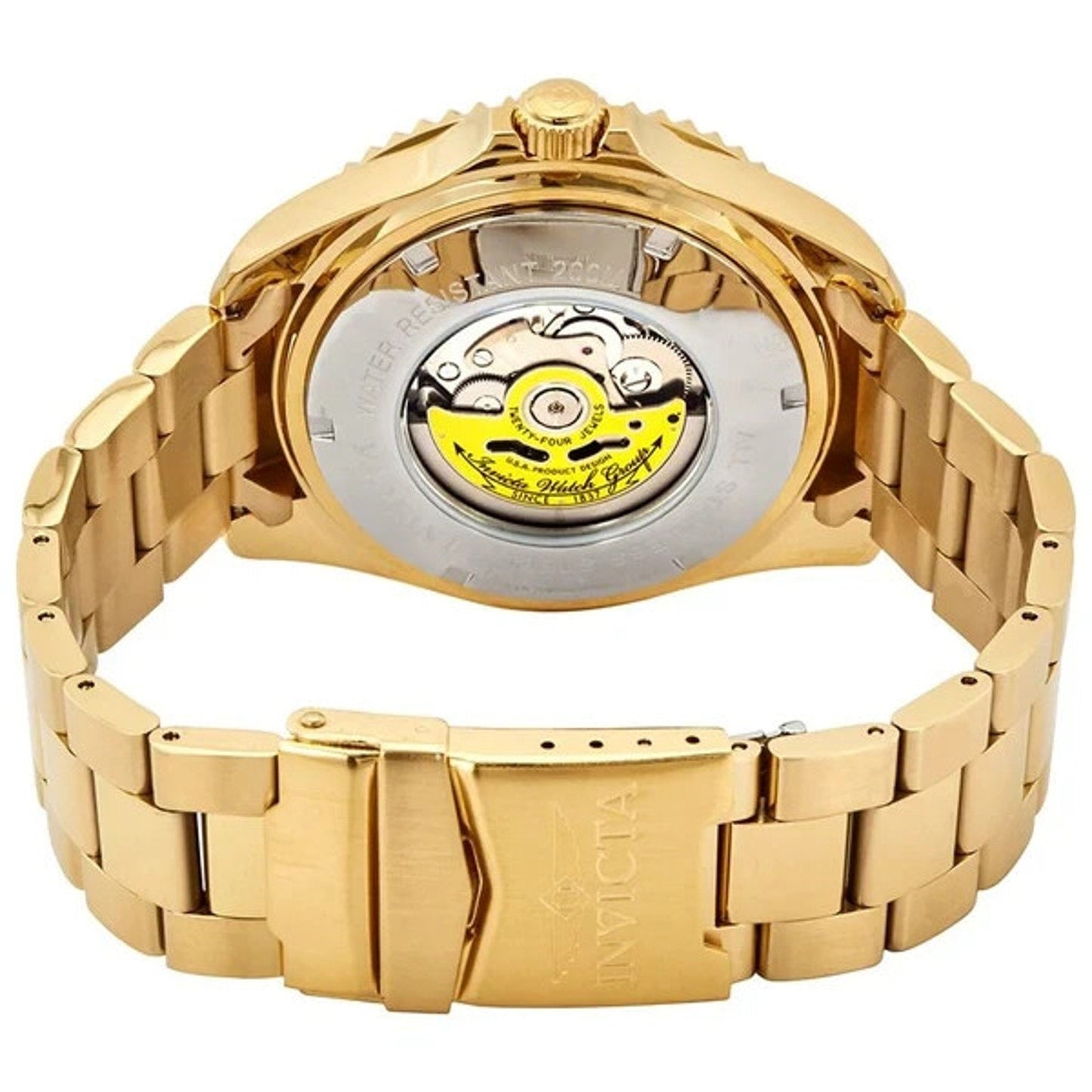 Invicta Pro Diver Automatic Blue Dial Yellow Gold-Tone Men’s Watch Invicta