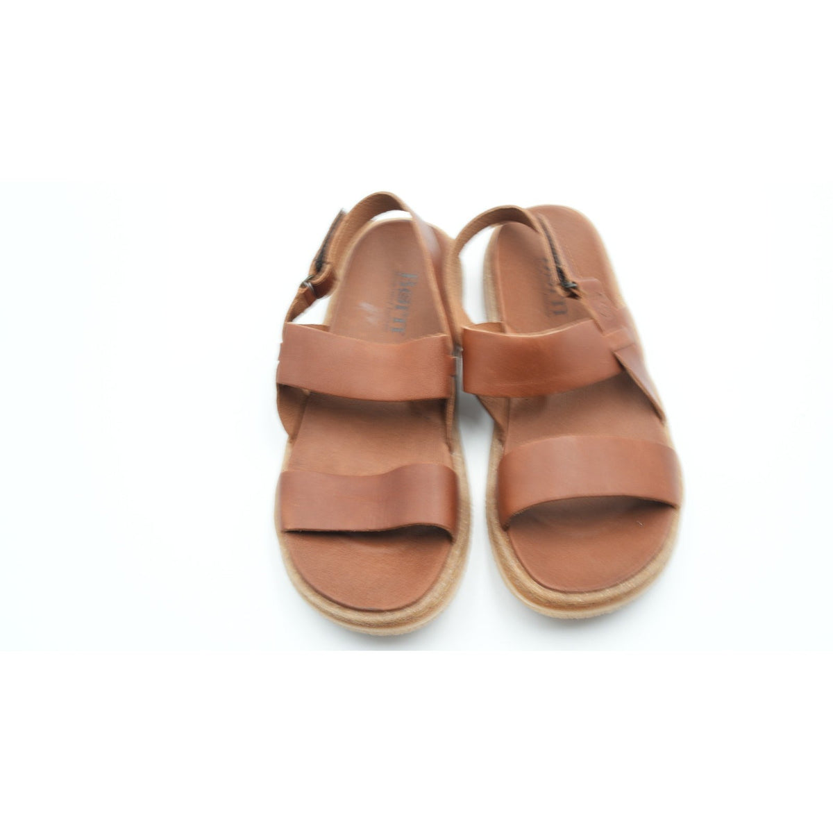 BORN Cadyn Brown Leather Women's Sandal Slingback Comfort Size 8 M