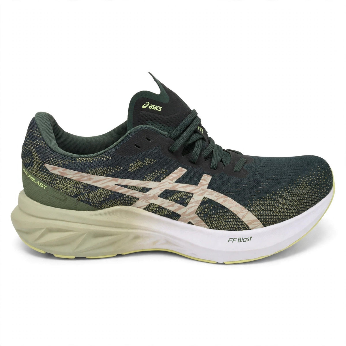 ASICS DynaBlast 3 Mens Running Shoes Olive Green Size 12 M