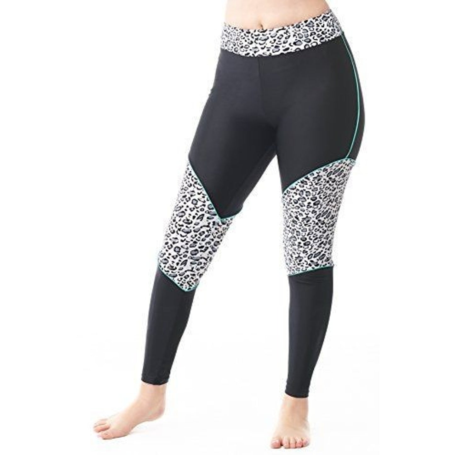 Swimsuits for All Women's Plus Size Chlorine Resistant Swim Capri Size 14 Plus