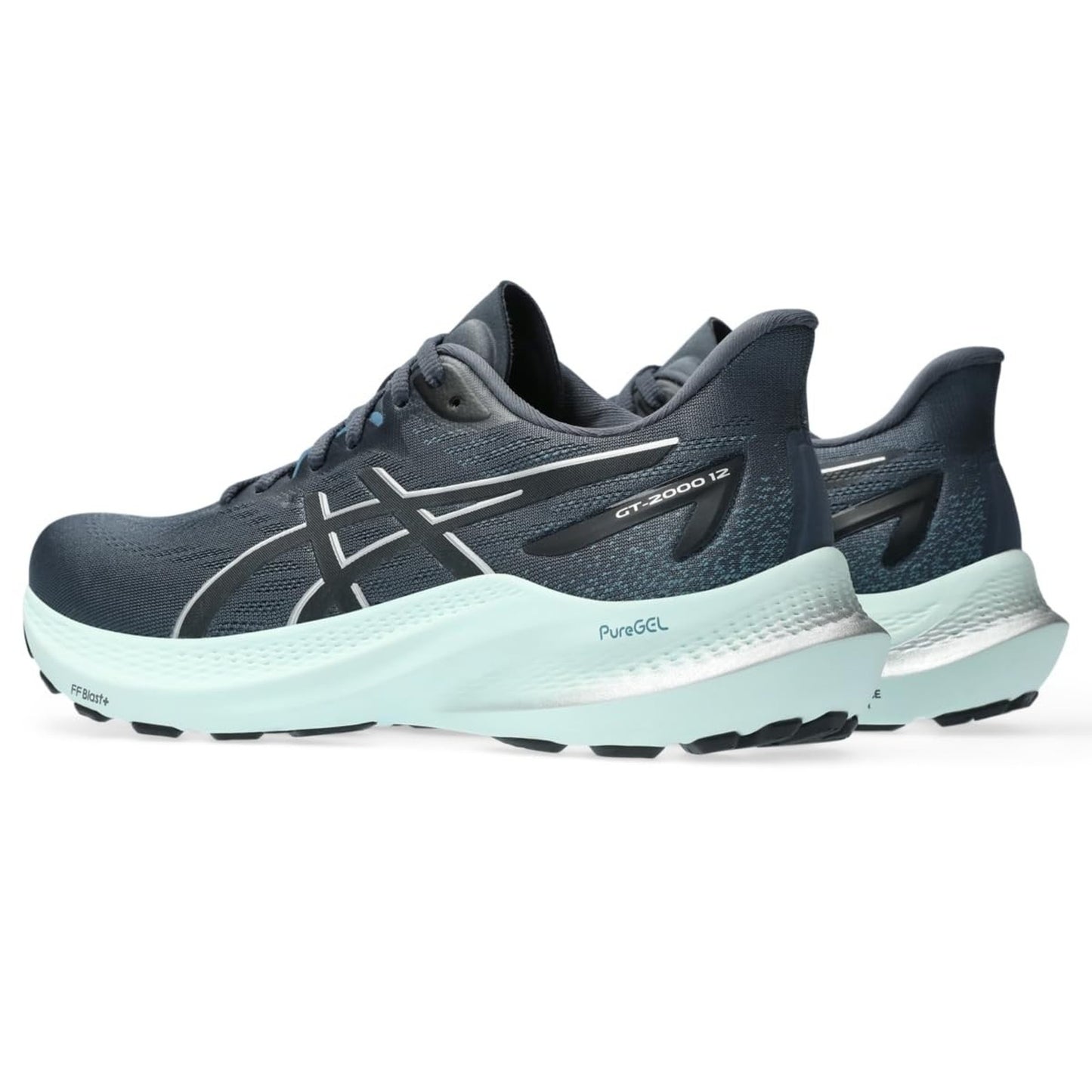 ASICS GT 2000 12 Women 's Running shoes Tarmac/Pure Silver Size 9.5 WIDE